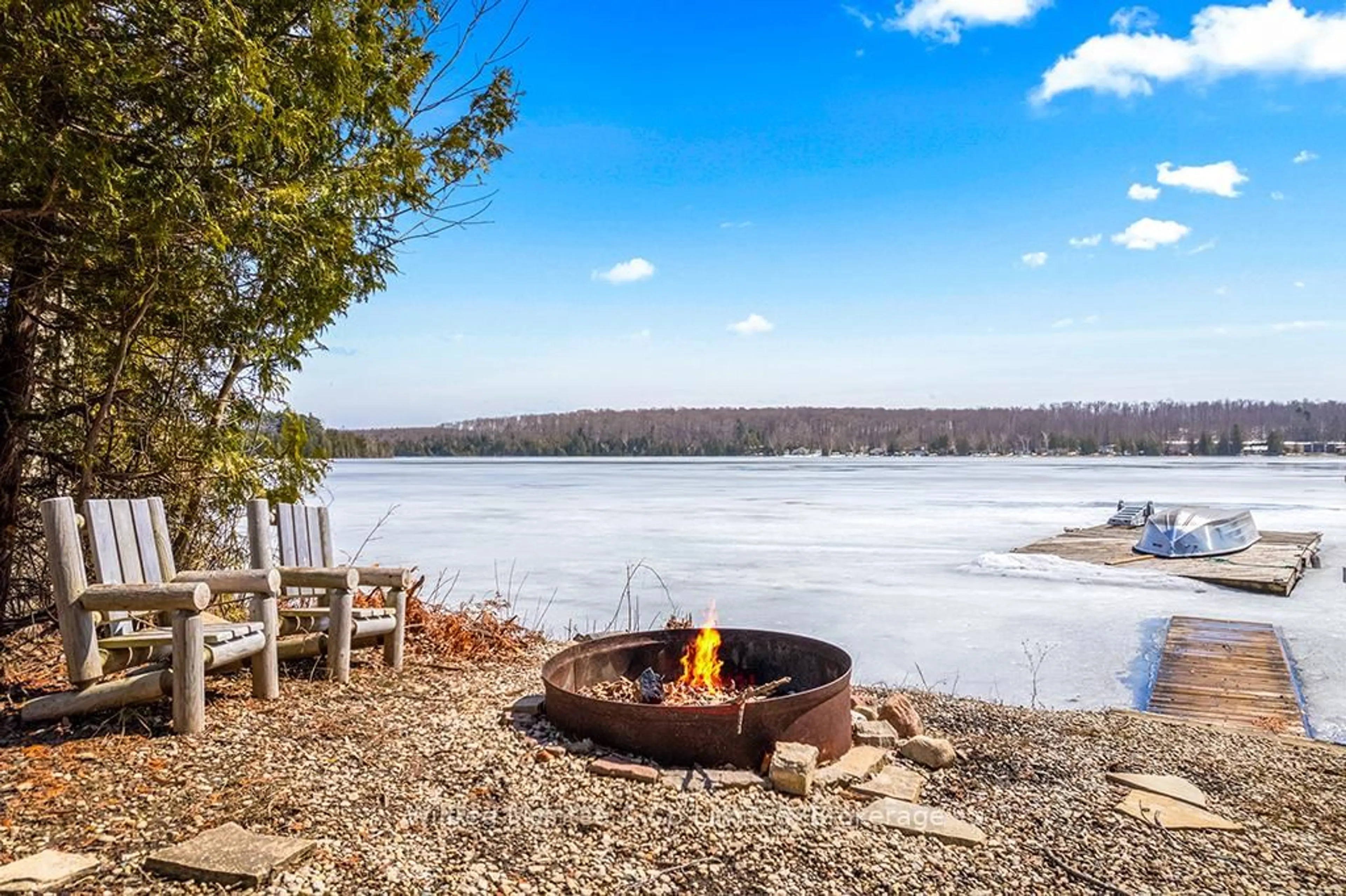 Patio, water/lake/river/ocean view for 48 MAPLE Dr, South Bruce Peninsula Ontario N0H 1A0