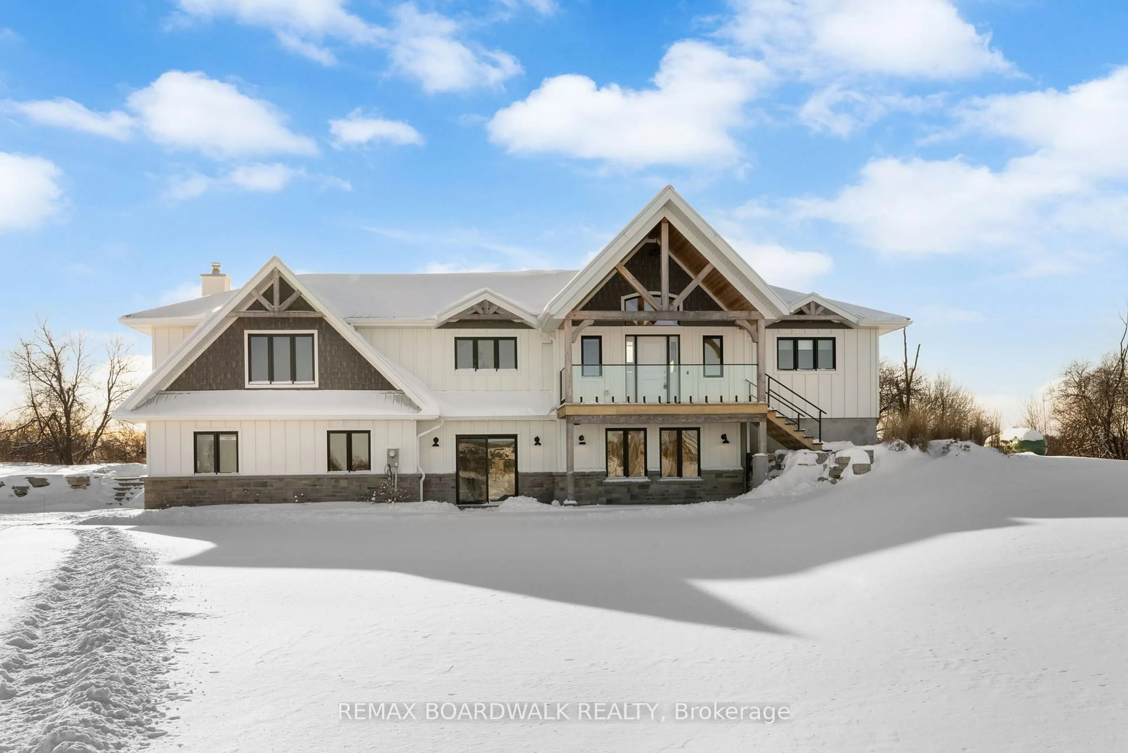 A pic from outside/outdoor area/front of a property/back of a property/a pic from drone, mountain view for 205 Westar Farm Way, Ashton Ontario K0A 1B0