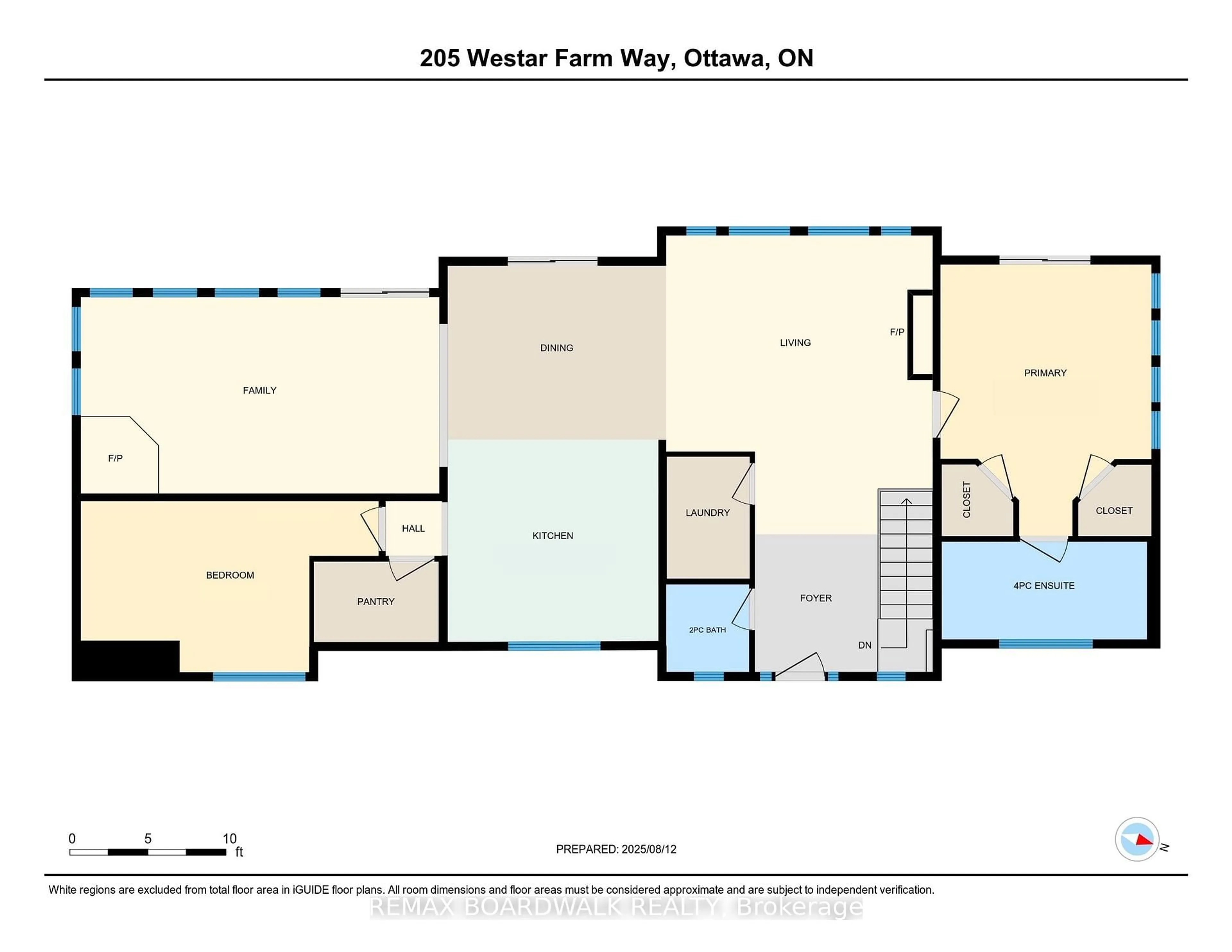 Floor plan for 205 Westar Farm Way, Ashton Ontario K0A 1B0