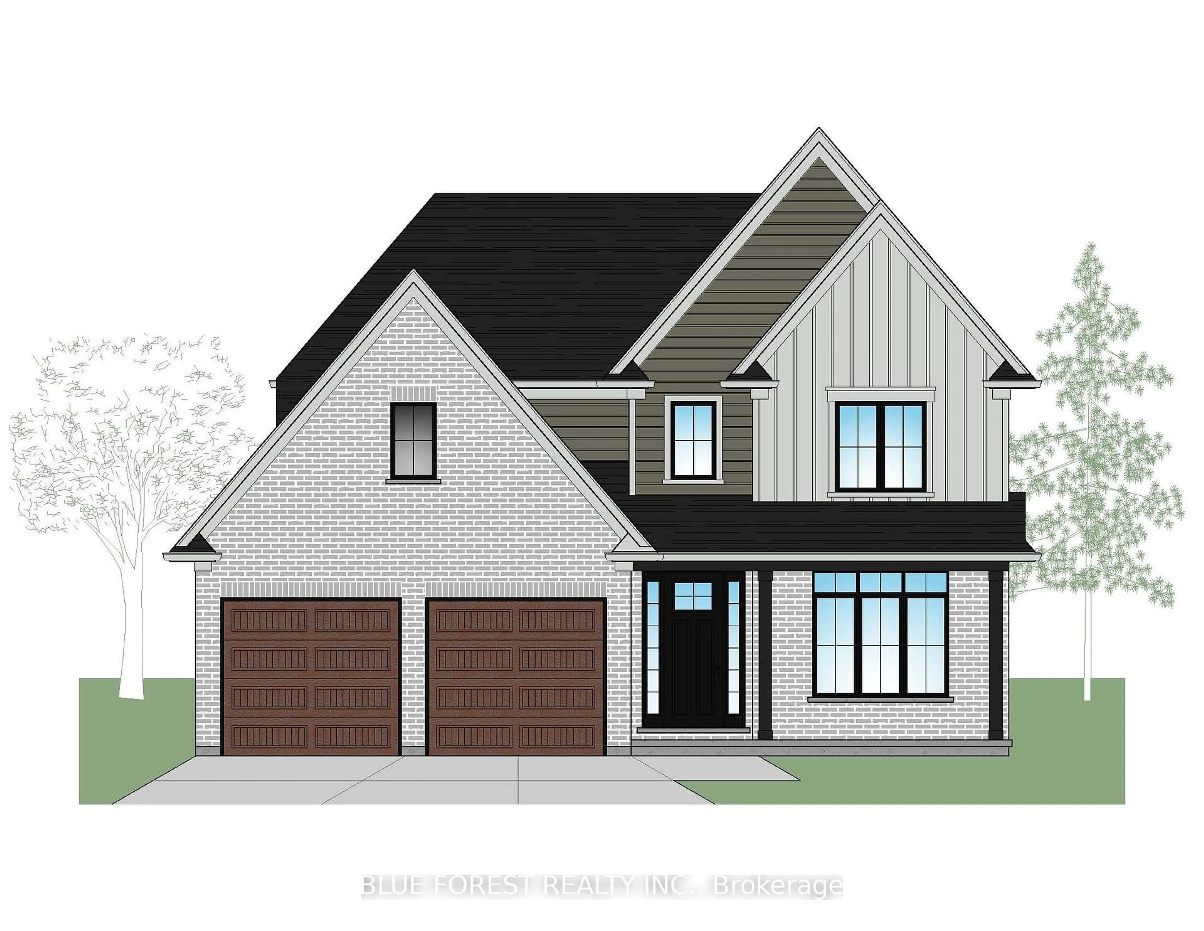 Home with brick exterior material, street for 174 Harvest Lane, Thames Centre Ontario N0L 1G2