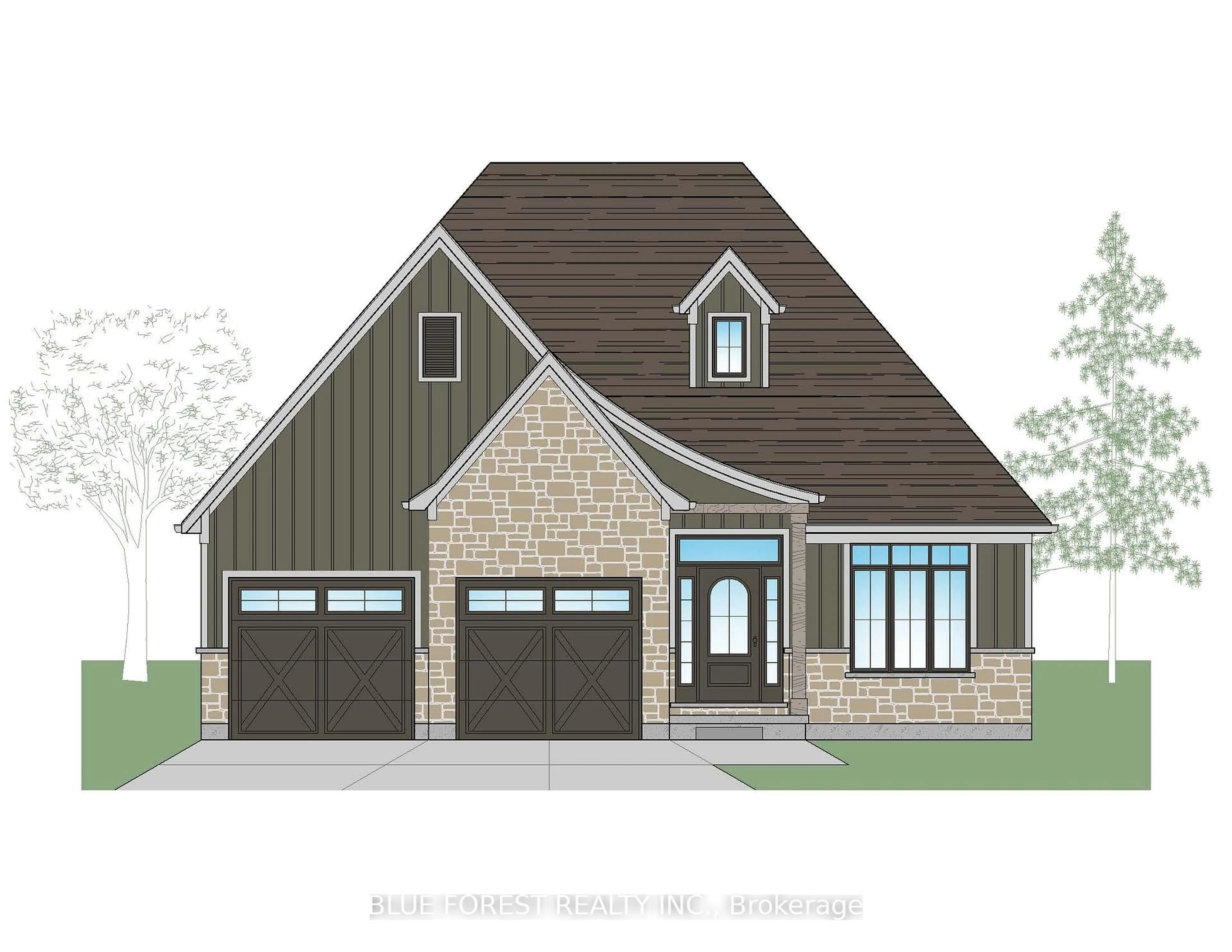 Home with brick exterior material, unknown for 157 Harvest Lane, Thames Centre Ontario N0L 1G2