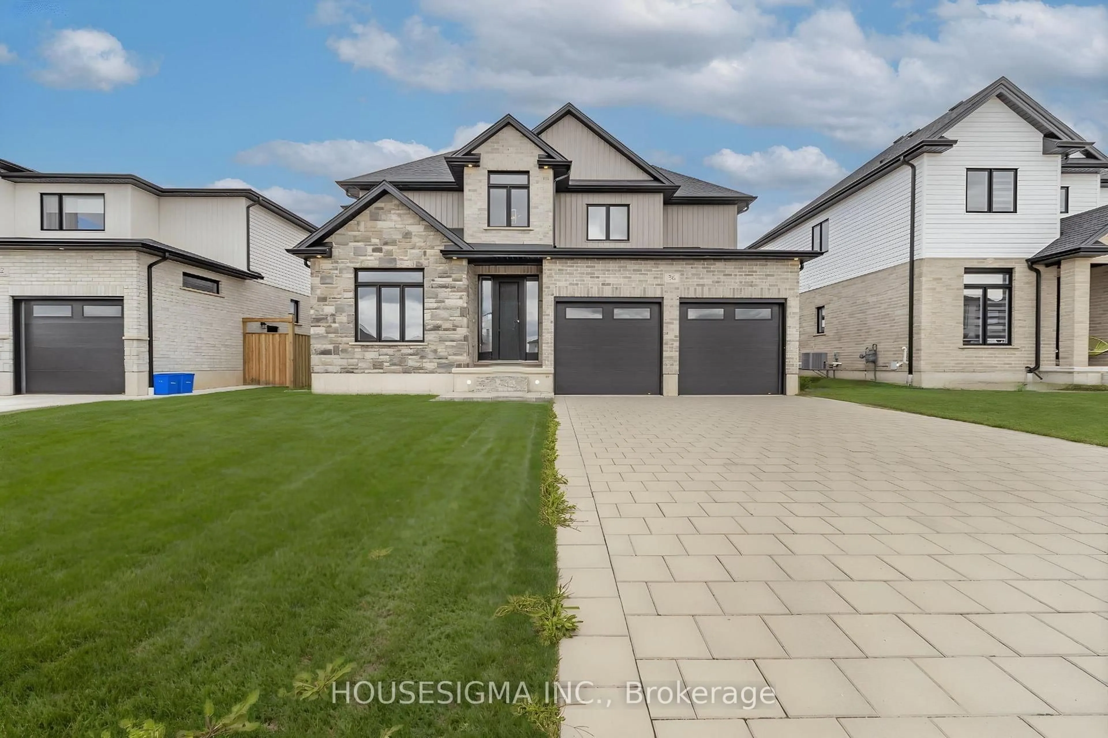 Home with brick exterior material, street for 36 Kelly Dr, Zorra Ontario N0M 2M0