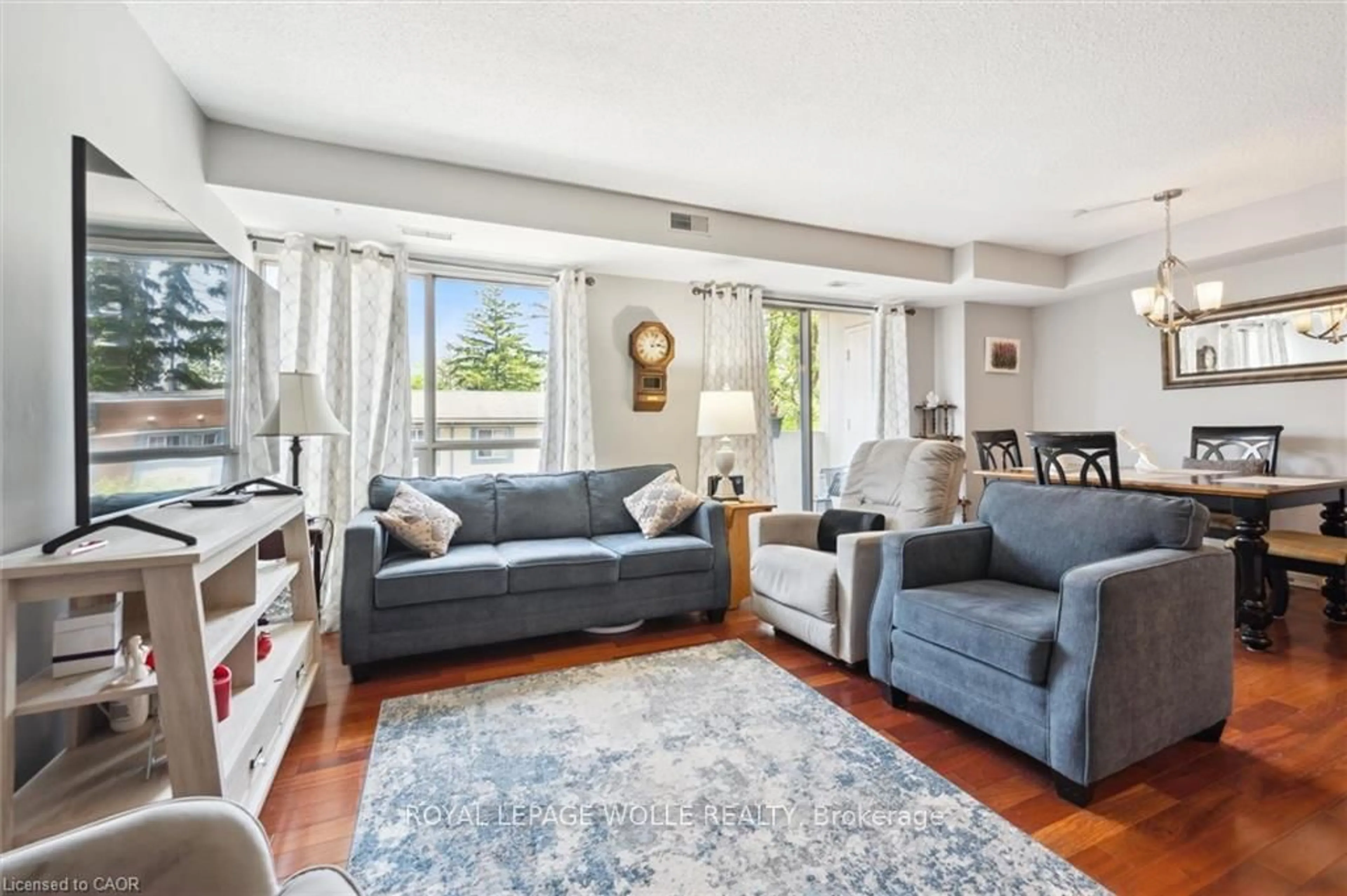 Living room with furniture, unknown for 3267 King St #204, Kitchener Ontario N2A 4A4