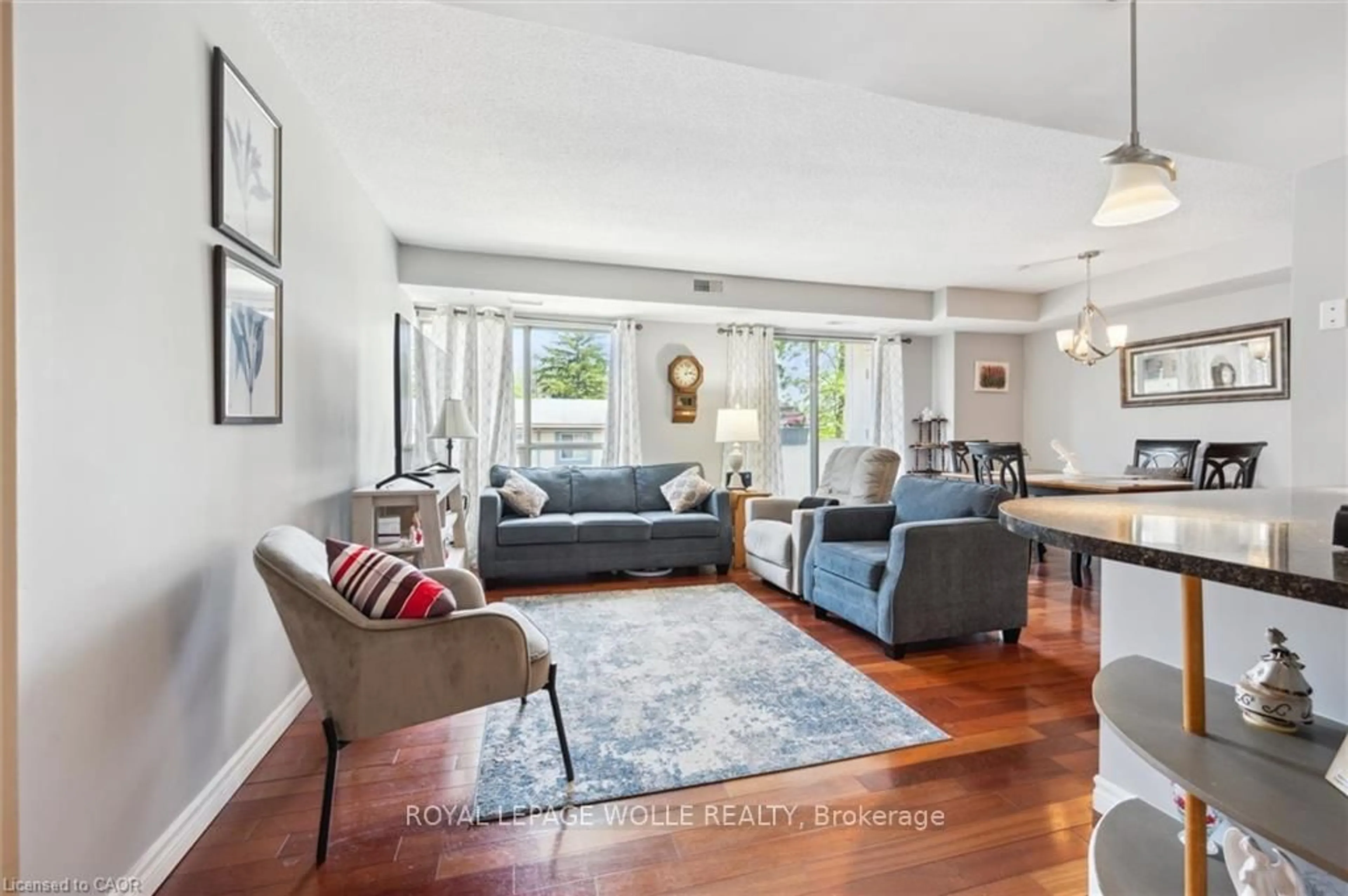 Living room with furniture, unknown for 3267 King St #204, Kitchener Ontario N2A 4A4