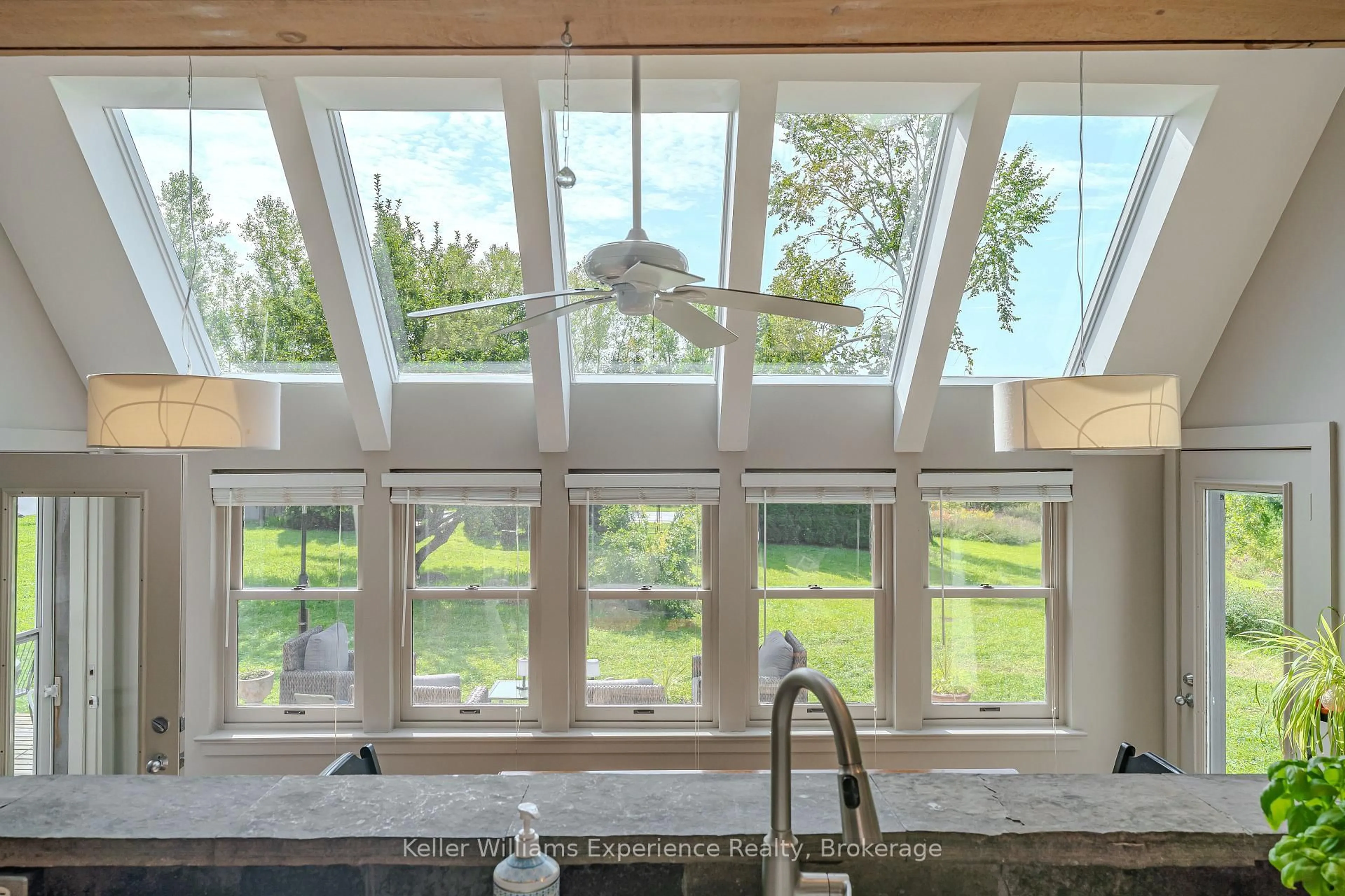Contemporary kitchen, ceramic/tile floor for 210194 Burgess Sdrd, Georgian Bluffs Ontario N0H 1S0