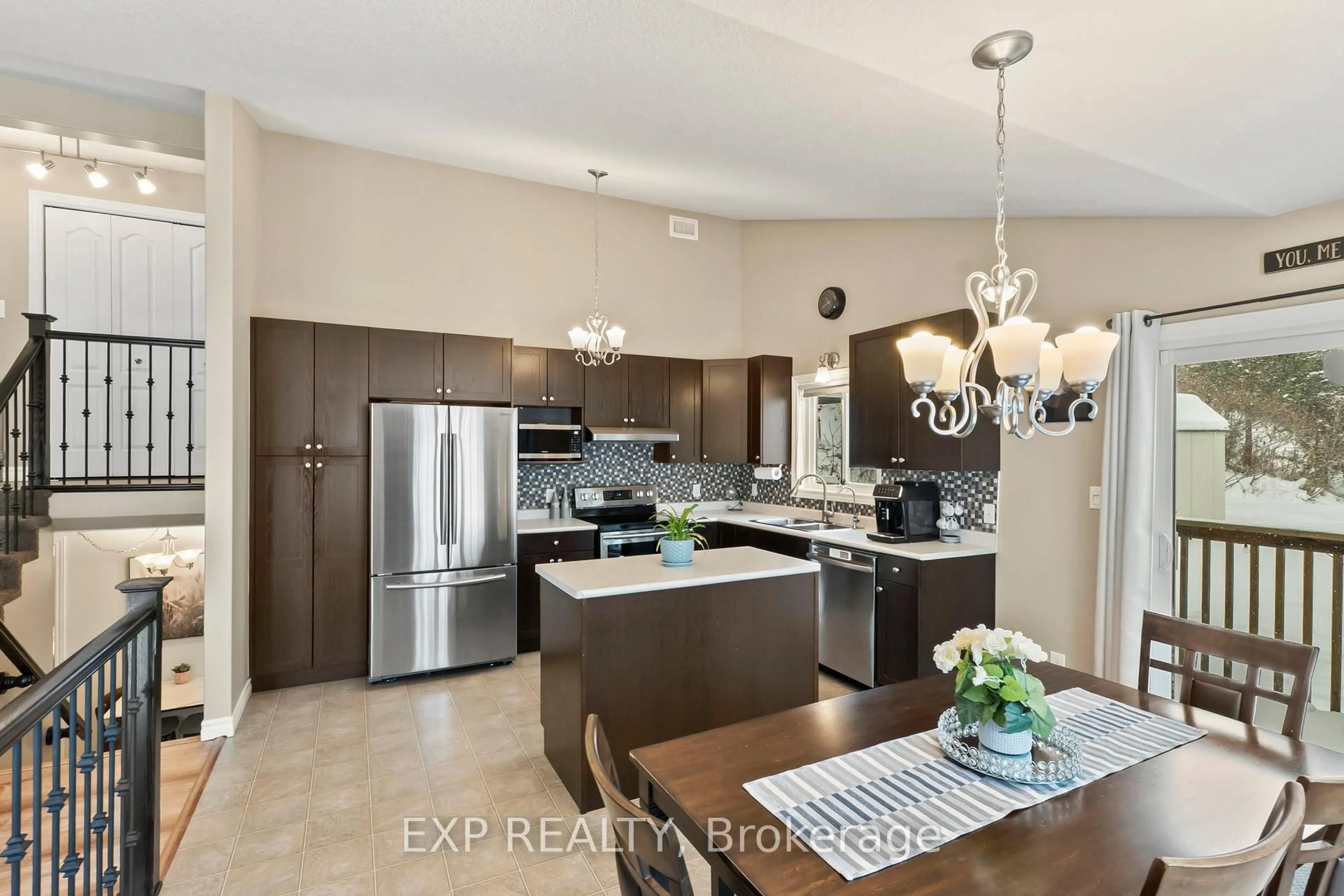 Open concept kitchen, ceramic/tile floor for 31 Kyle Crt, Hastings Ontario K0K 2C0