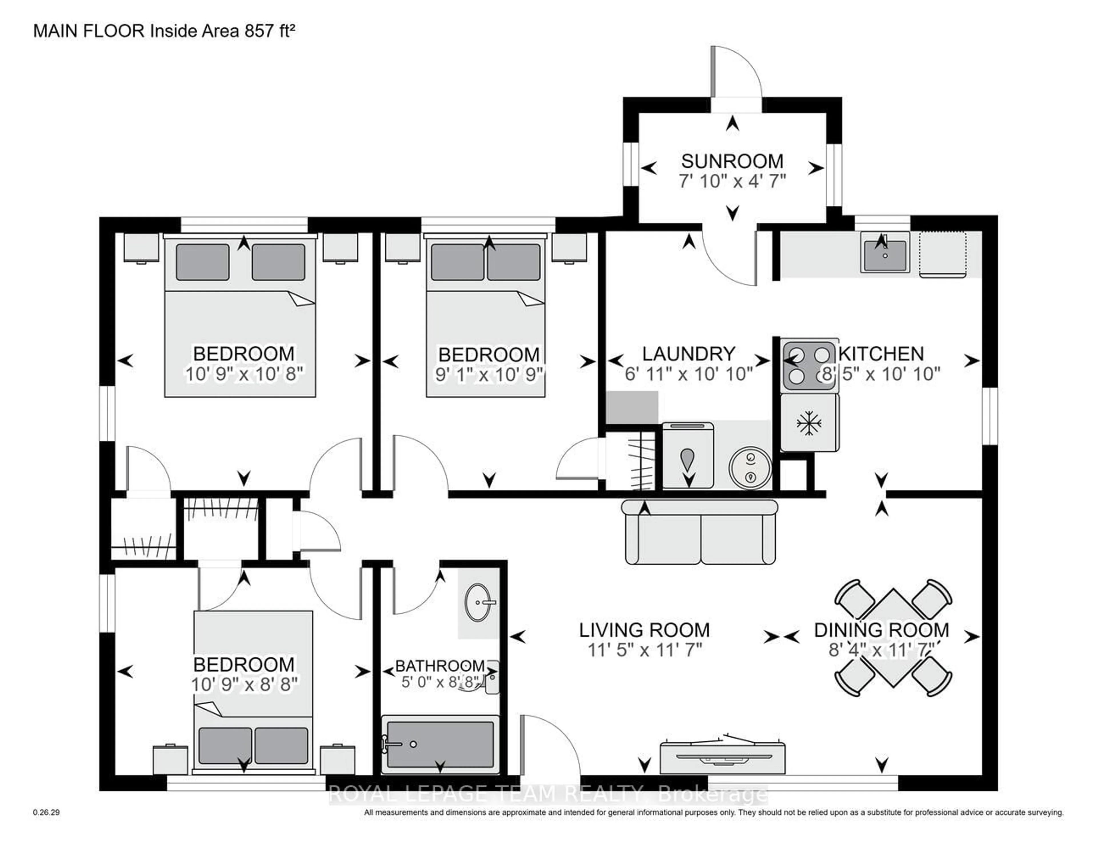 Floor plan for 763 Josephine St, Prescott Ontario K0E 1T0