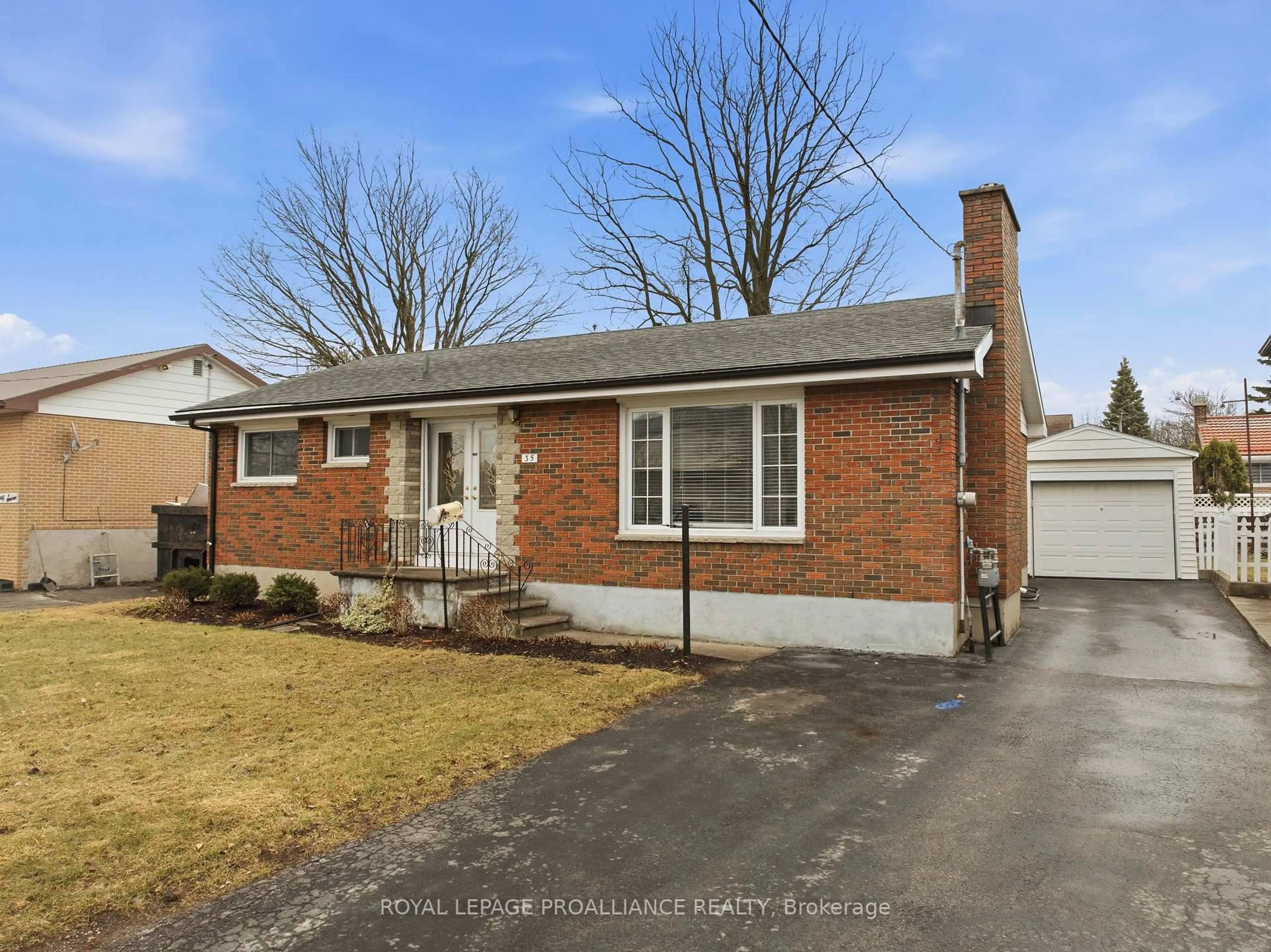 Home with brick exterior material, street for 35 King George Sq, Belleville Ontario K8P 2A7