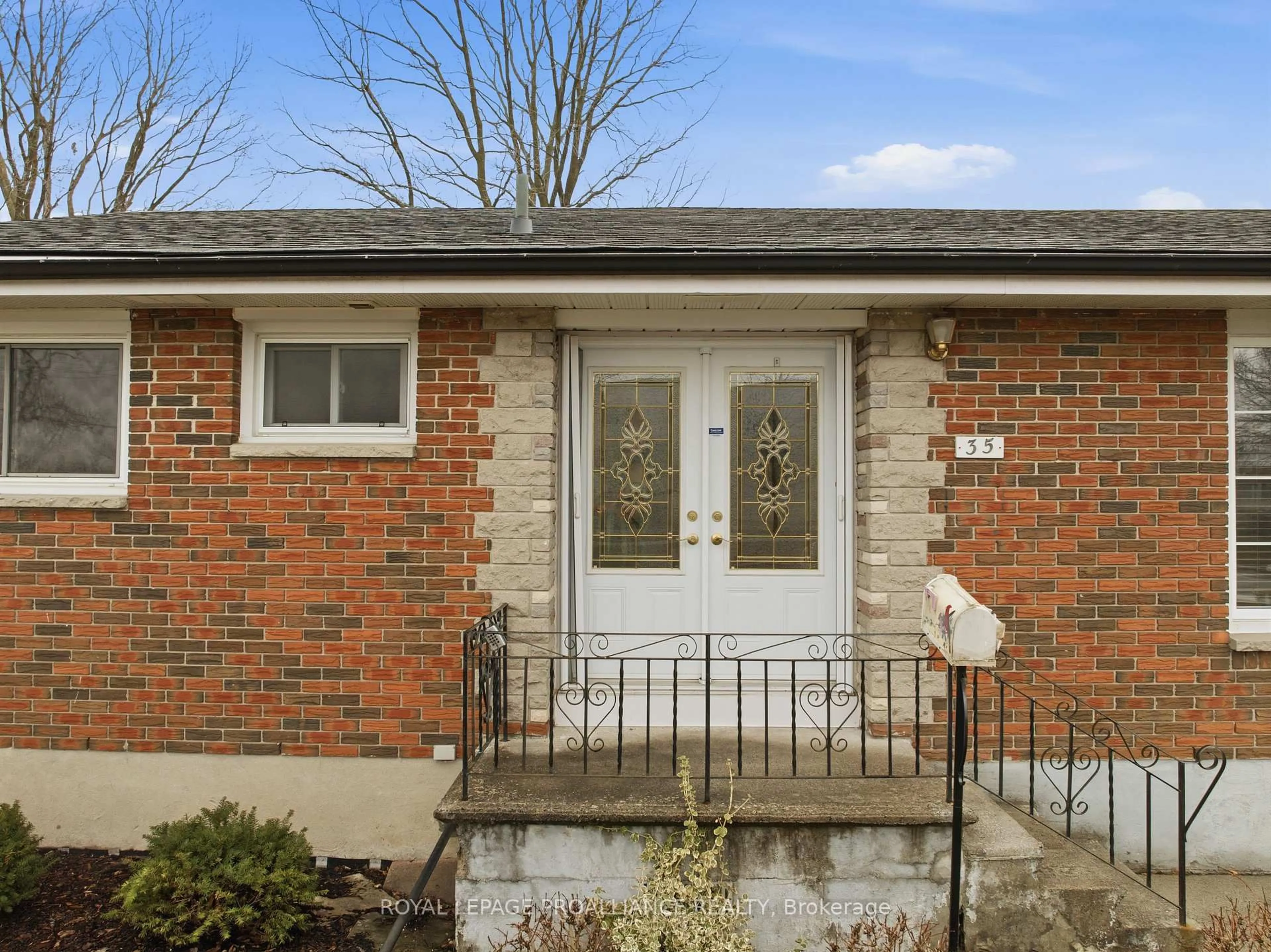 Home with brick exterior material, street for 35 King George Sq, Belleville Ontario K8P 2A7