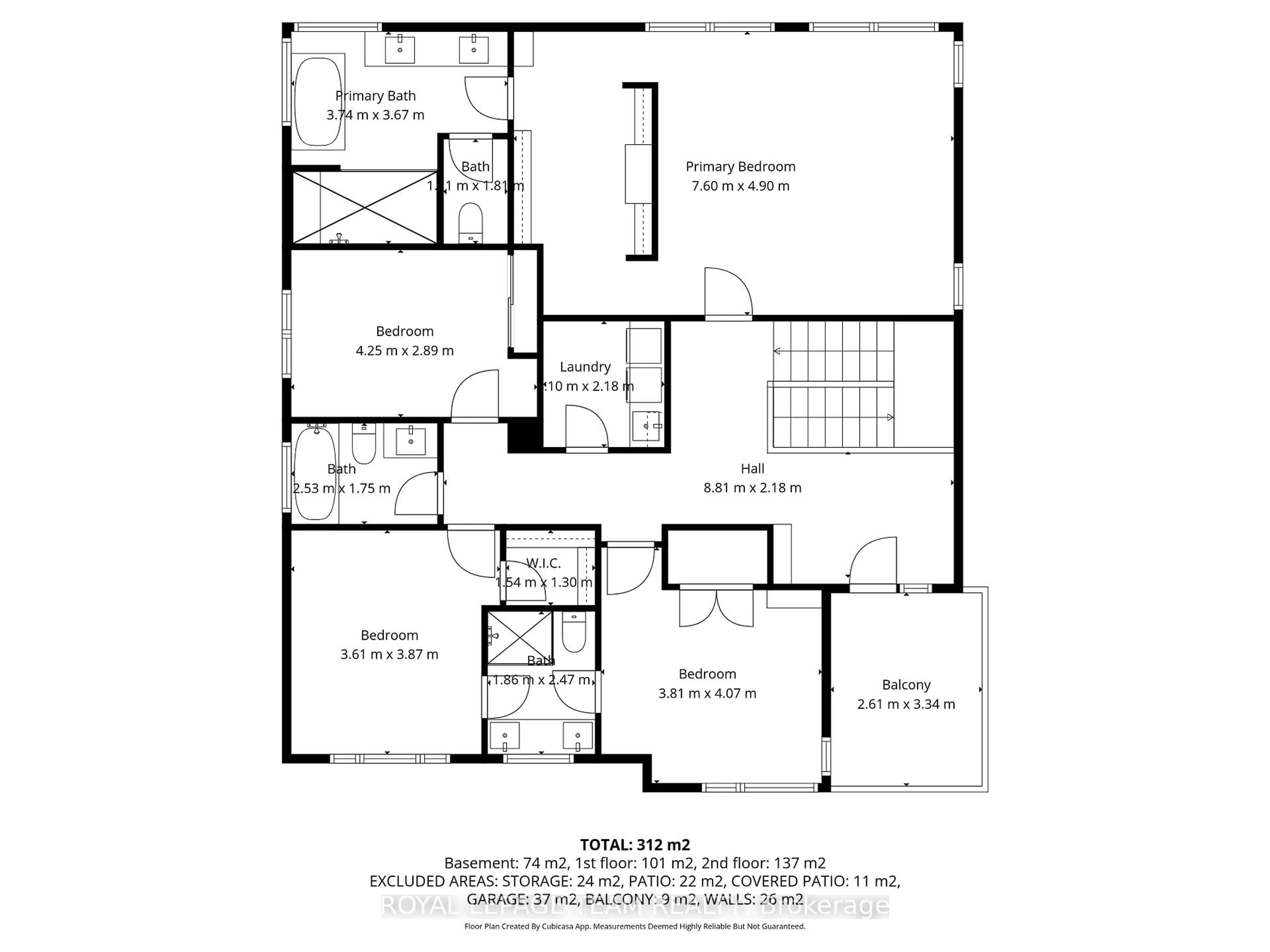 Floor plan for 62 Rossland Ave, Ottawa Ontario K2G 2K6