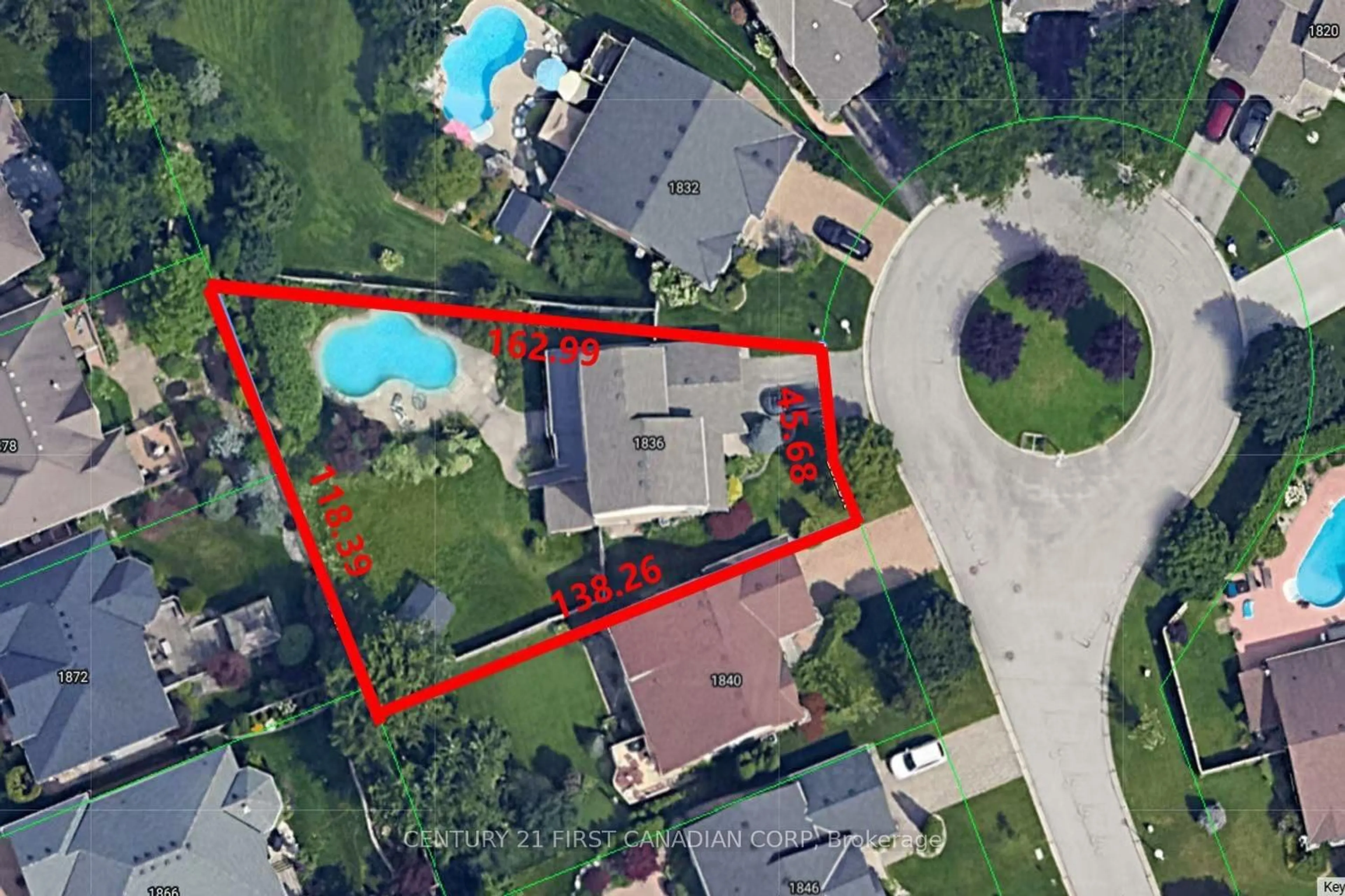 A pic from outside/outdoor area/front of a property/back of a property/a pic from drone, street for 1836 Haycock Pl, London North Ontario N6G 5G6