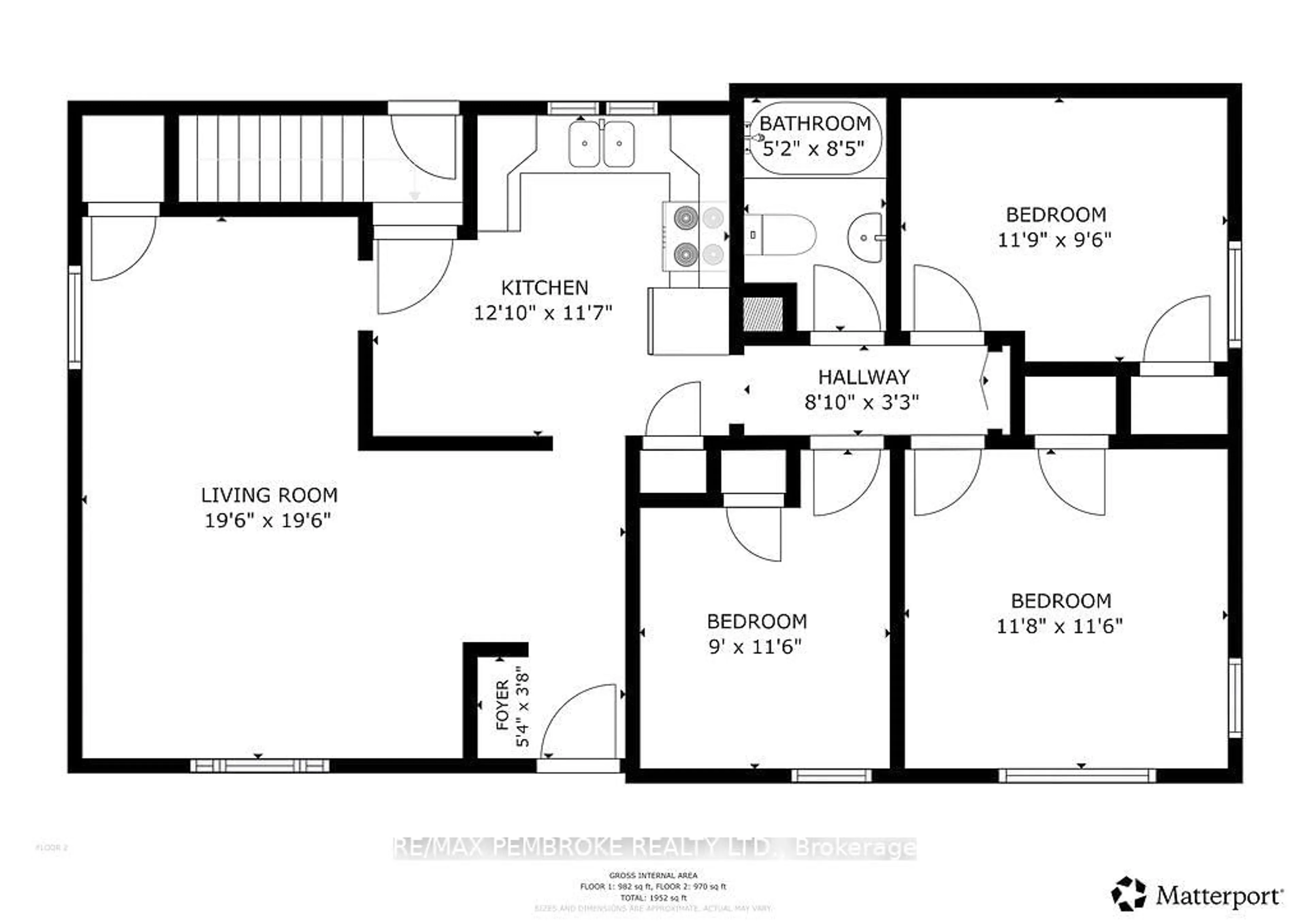 Floor plan for 2 Oelke St, Petawawa Ontario K8H 1Z7
