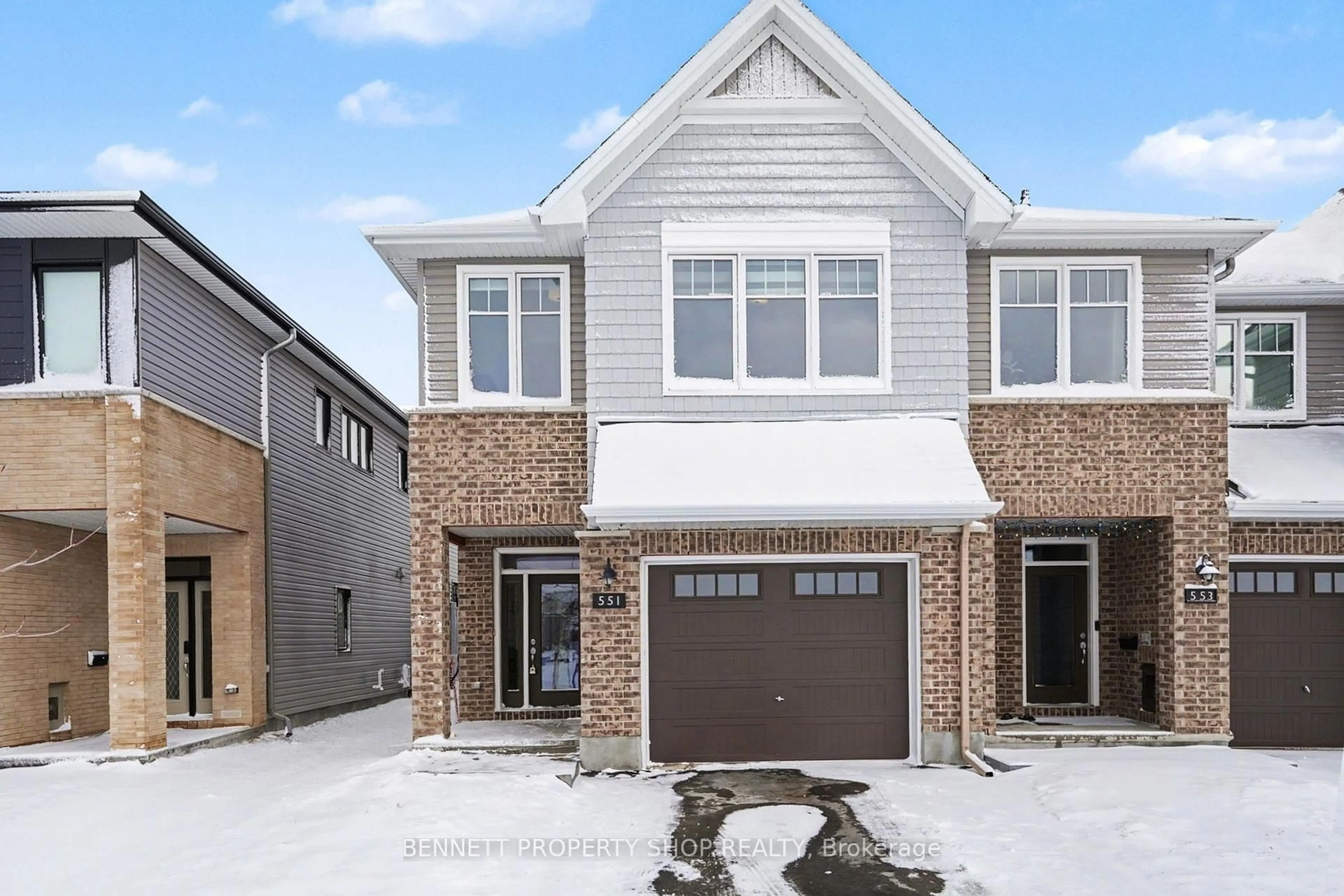 Home with brick exterior material, street for 551 Cardamom Terr, Ottawa Ontario K2S 2X7