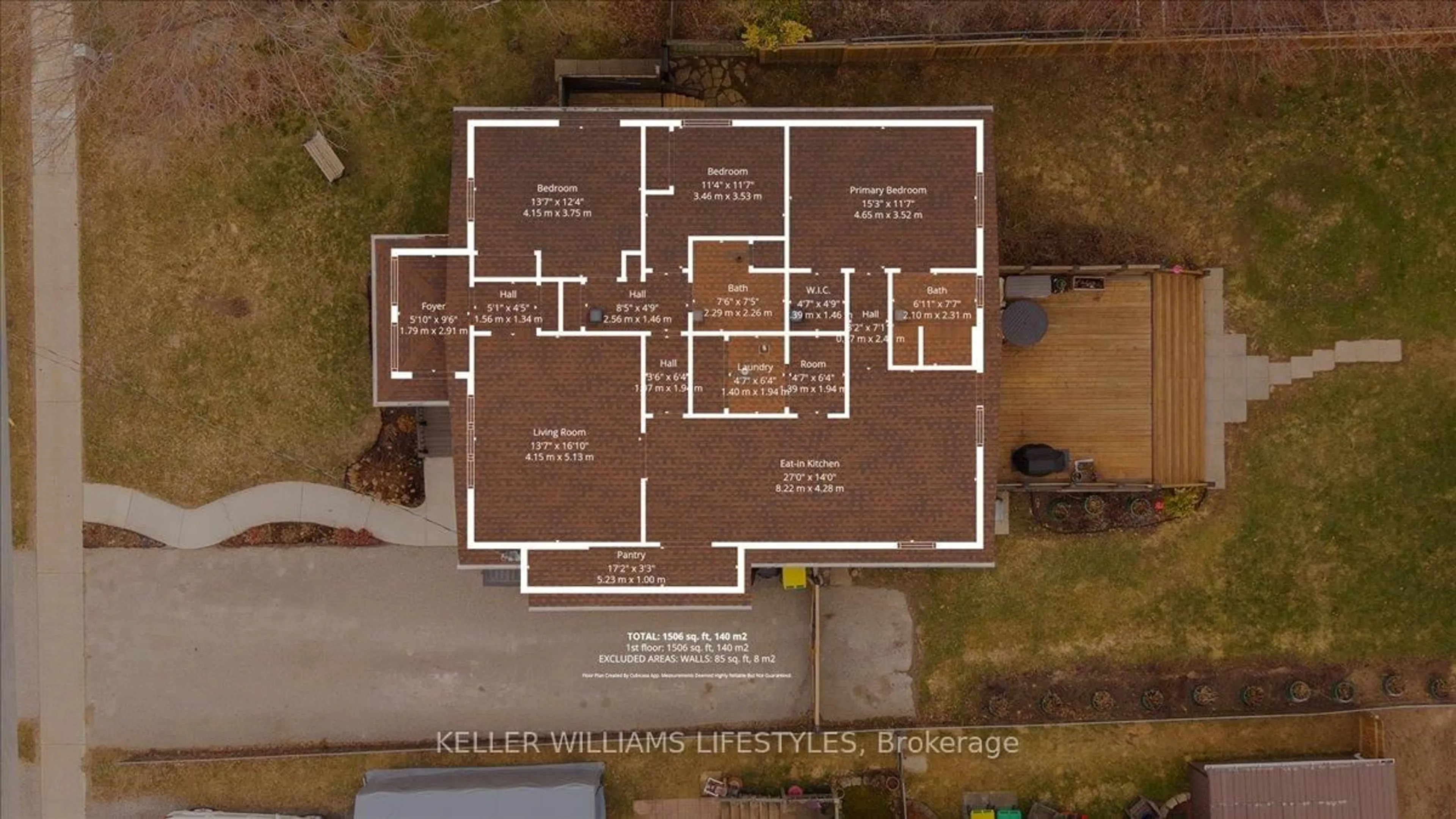 A pic from outside/outdoor area/front of a property/back of a property/a pic from drone, building for 97 Main St, Southwest Middlesex Ontario N0L 1M0
