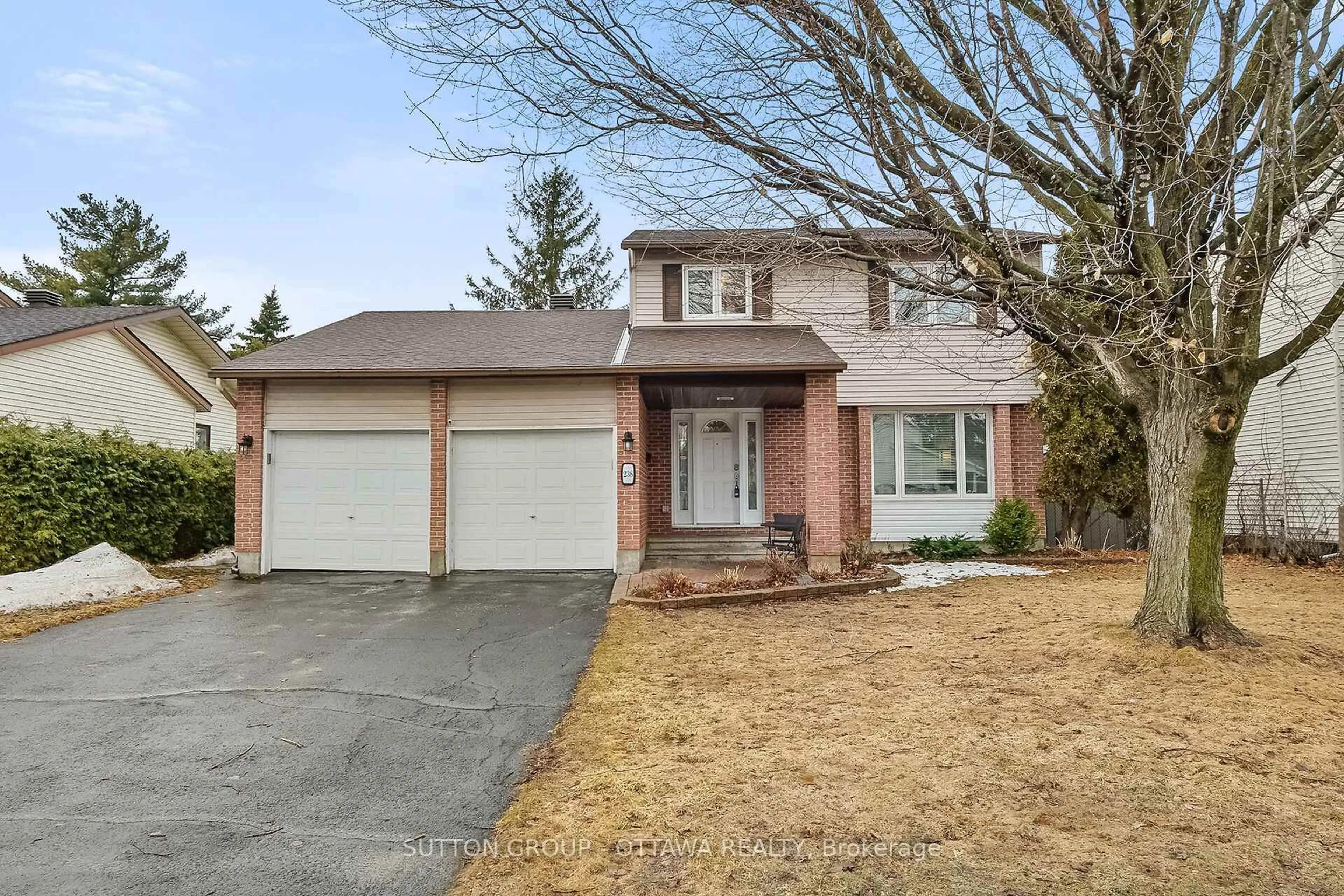 Home with brick exterior material, street for 238 Park Grove Dr, Ottawa Ontario K1E 2T1