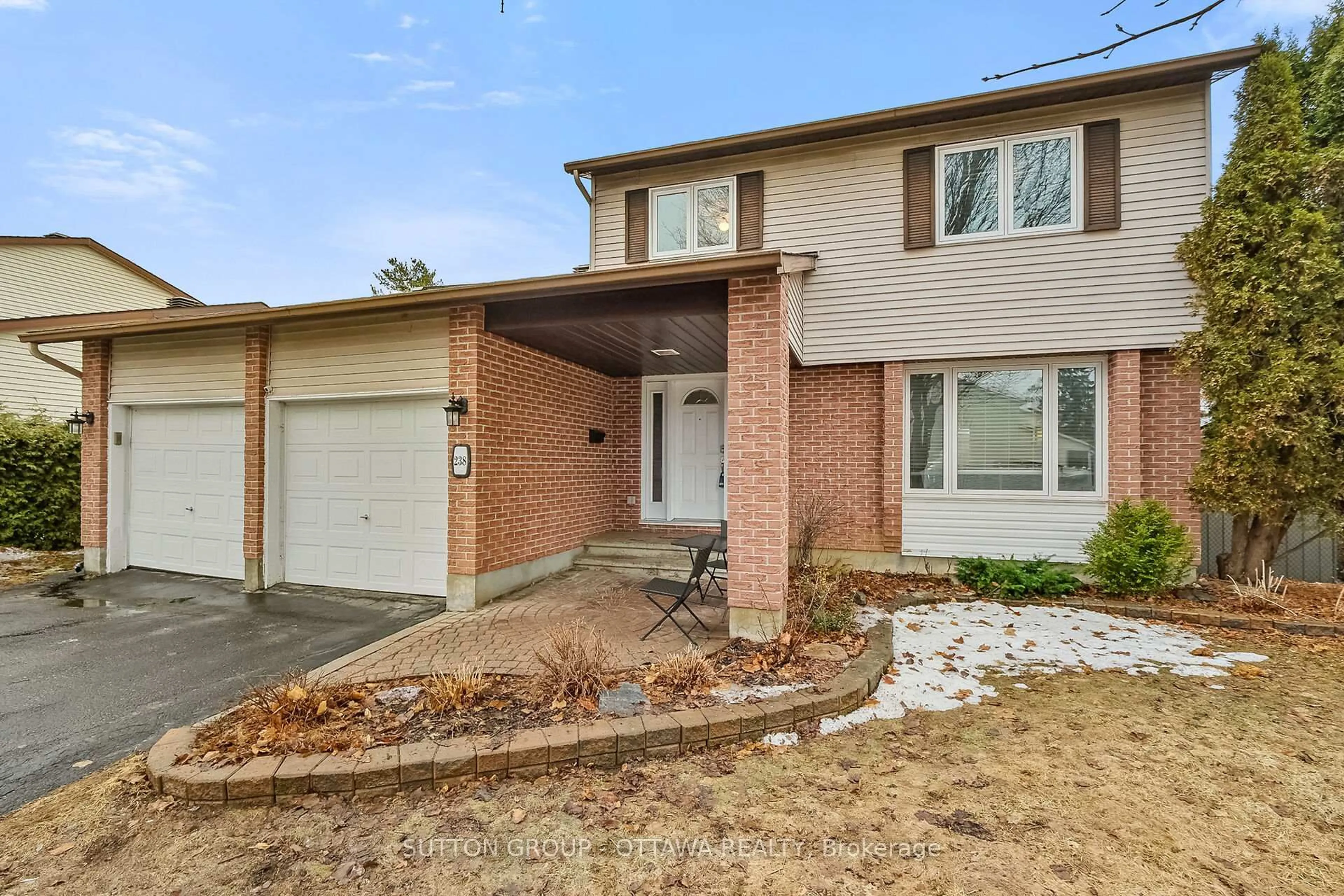 Home with brick exterior material, street for 238 Park Grove Dr, Ottawa Ontario K1E 2T1