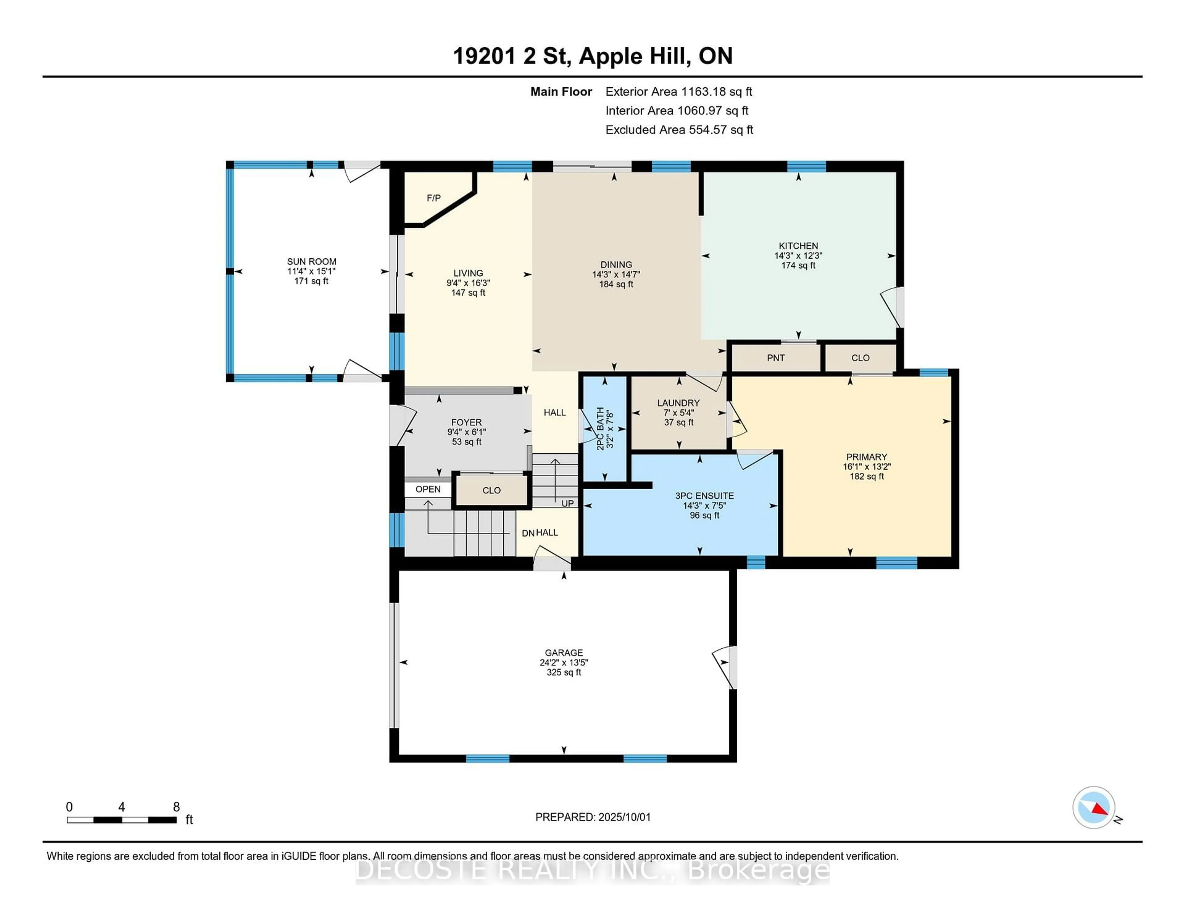 Floor plan for 19201 Second St, North Glengarry Ontario K0C 1B0