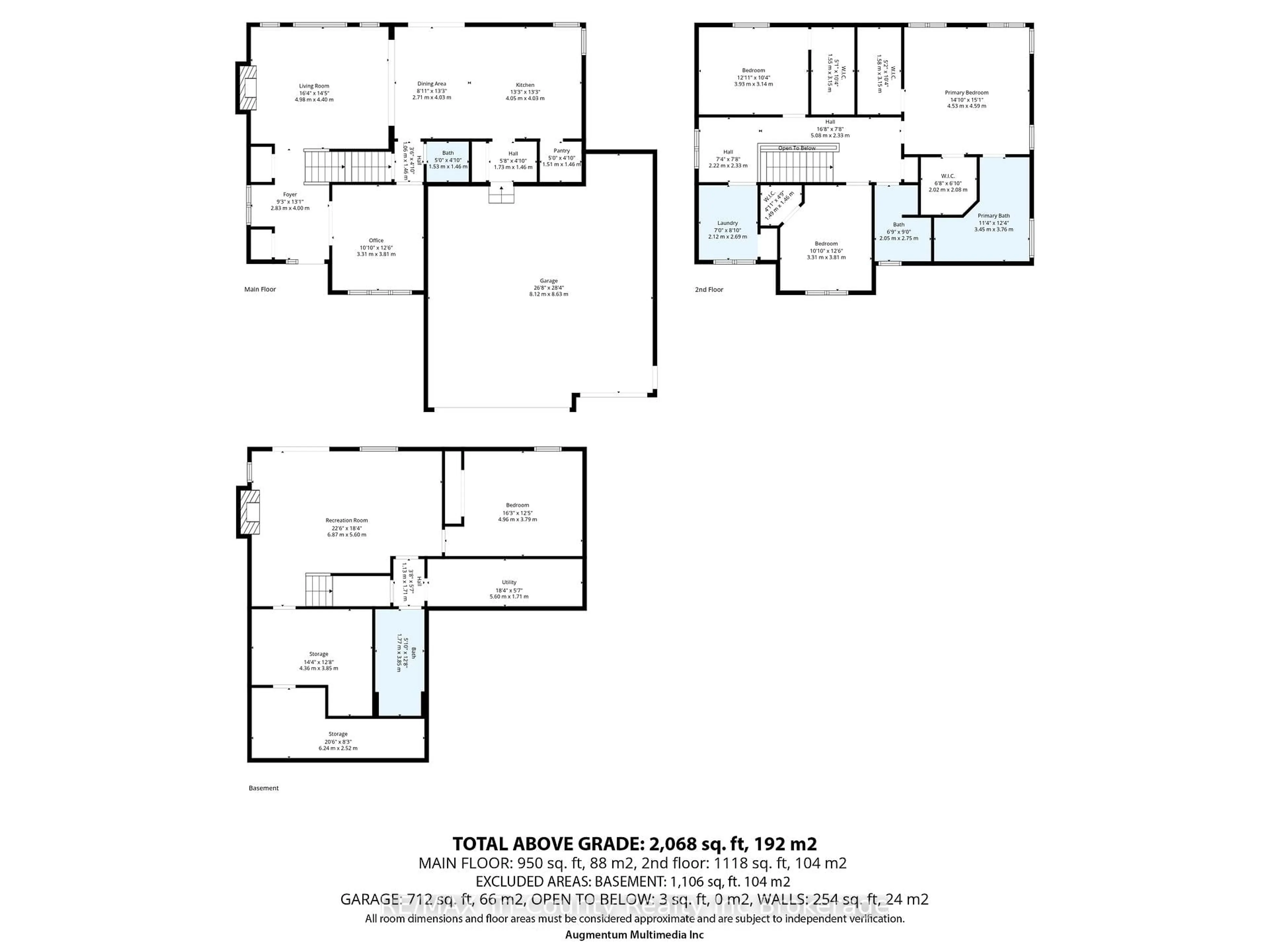Floor plan for 68 Colin Ave, Tillsonburg Ontario N4G 0E5