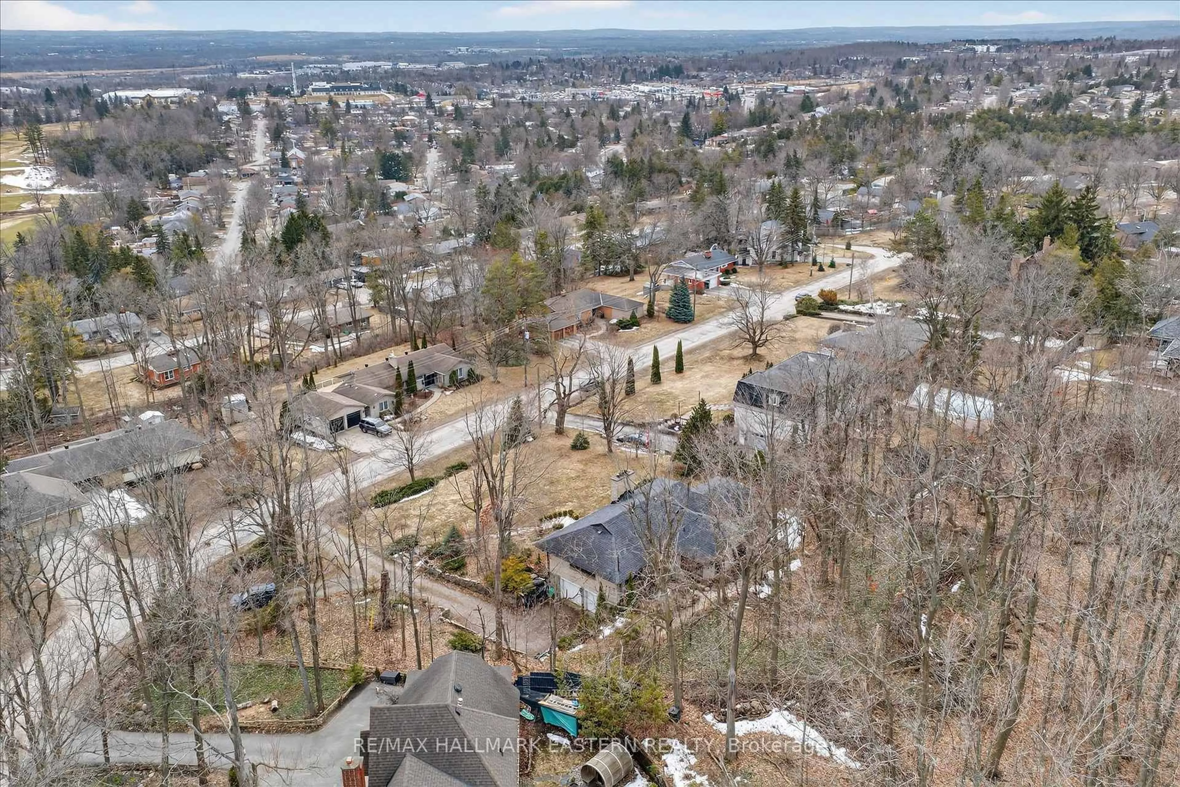 A pic from outside/outdoor area/front of a property/back of a property/a pic from drone, mountain view for 143 Ridgewood Rd, Peterborough Ontario K9J 1P2