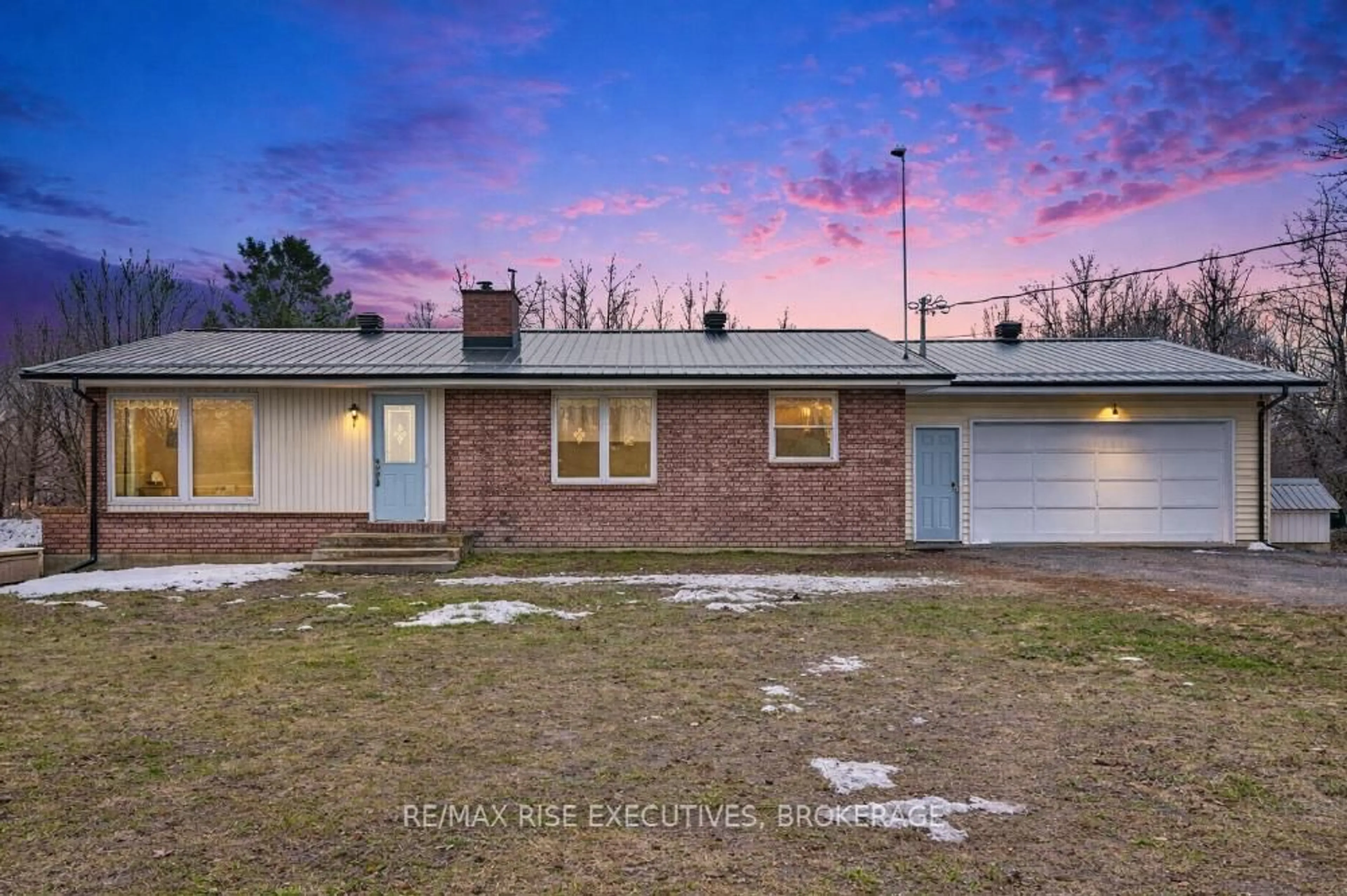 A pic from outside/outdoor area/front of a property/back of a property/a pic from drone, street for 715 Hanna Rd, Maberly Ontario K0H 2B0