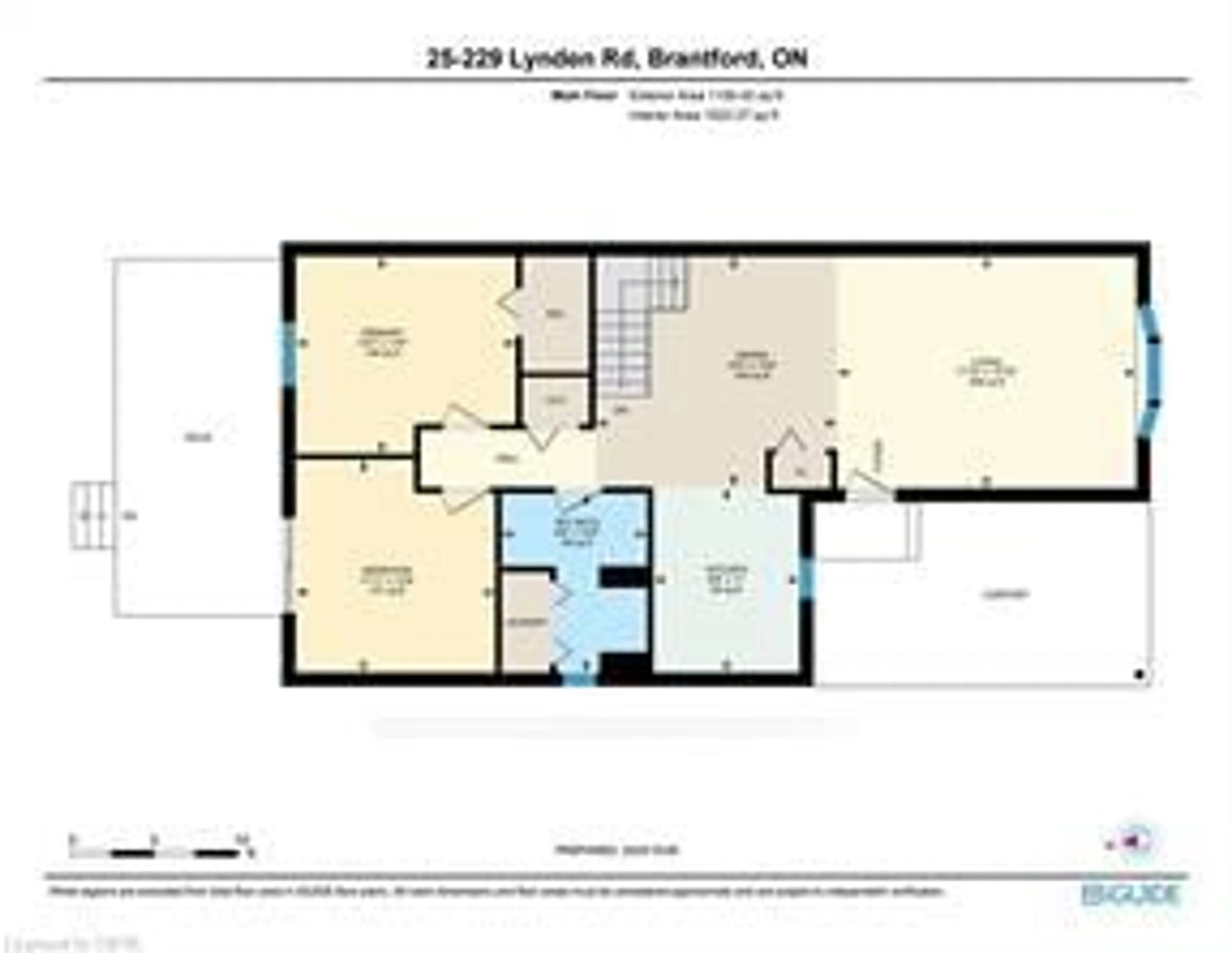 Floor plan for 229 Lynden Rd #25, Brantford Ontario N3R 8A7
