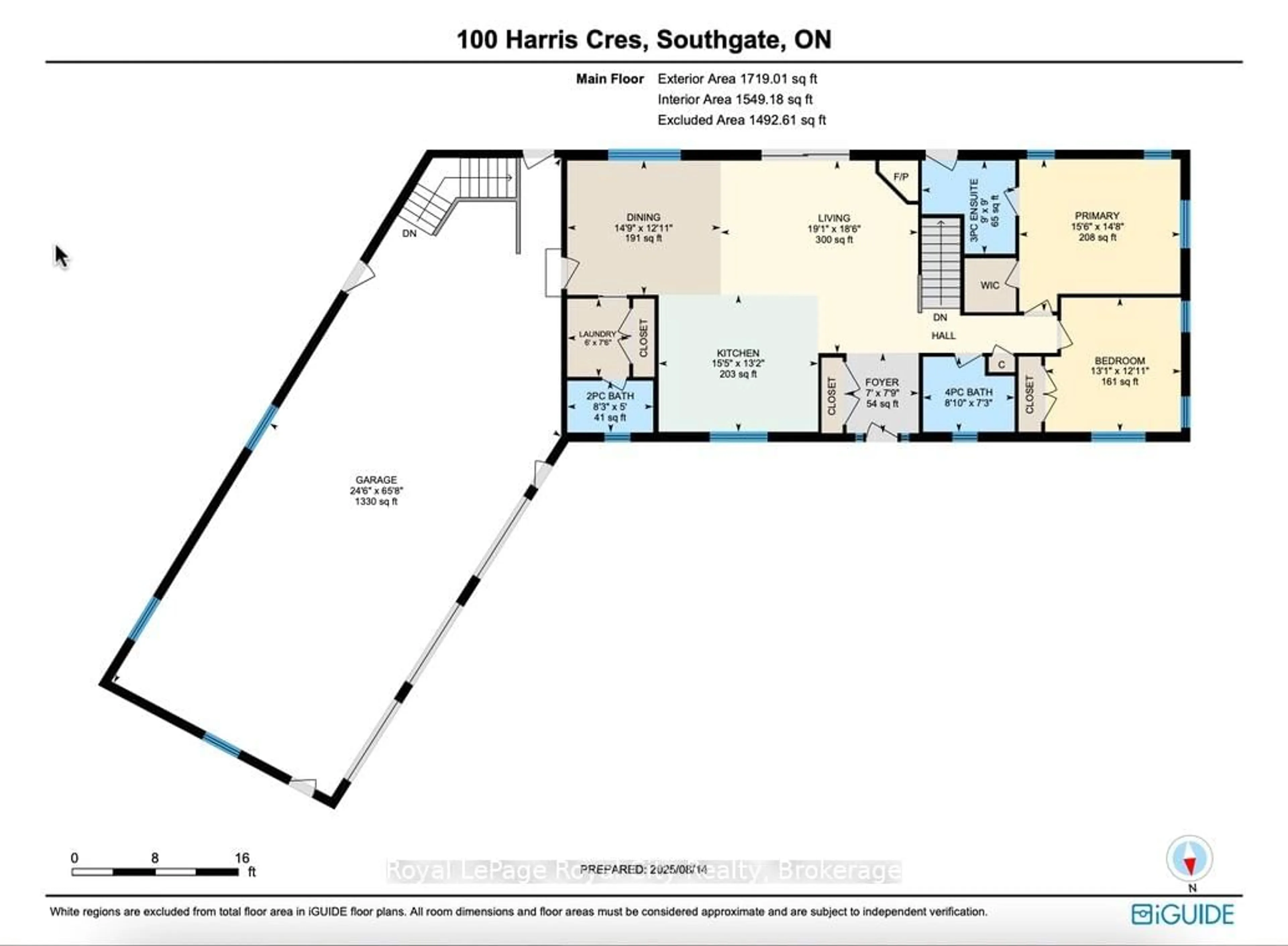 Floor plan for 100 Harris Cres, Southgate Ontario N0G 2L0