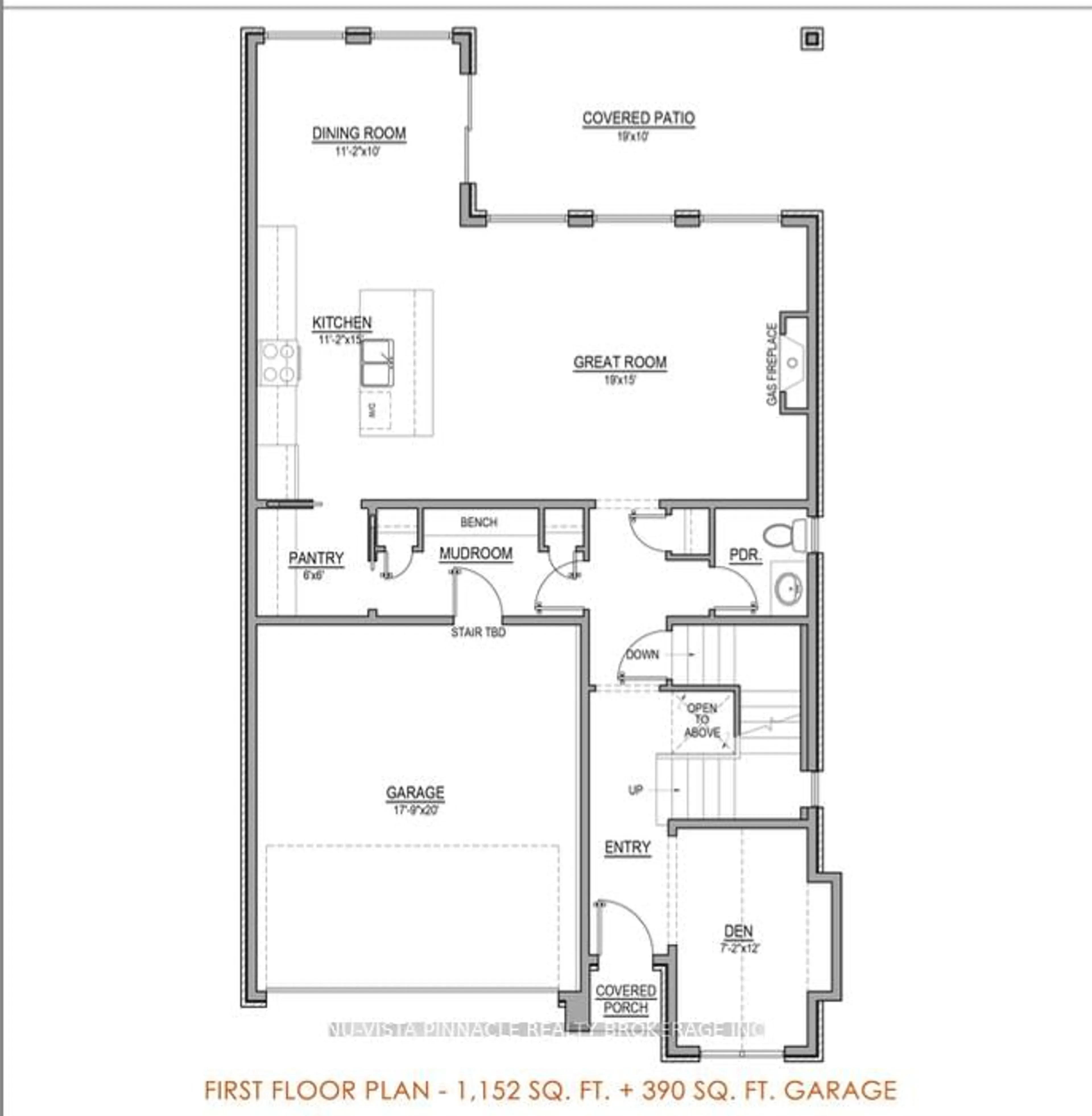 Floor plan for Lot 35 Virtue Dr, London South Ontario N6K 4N7
