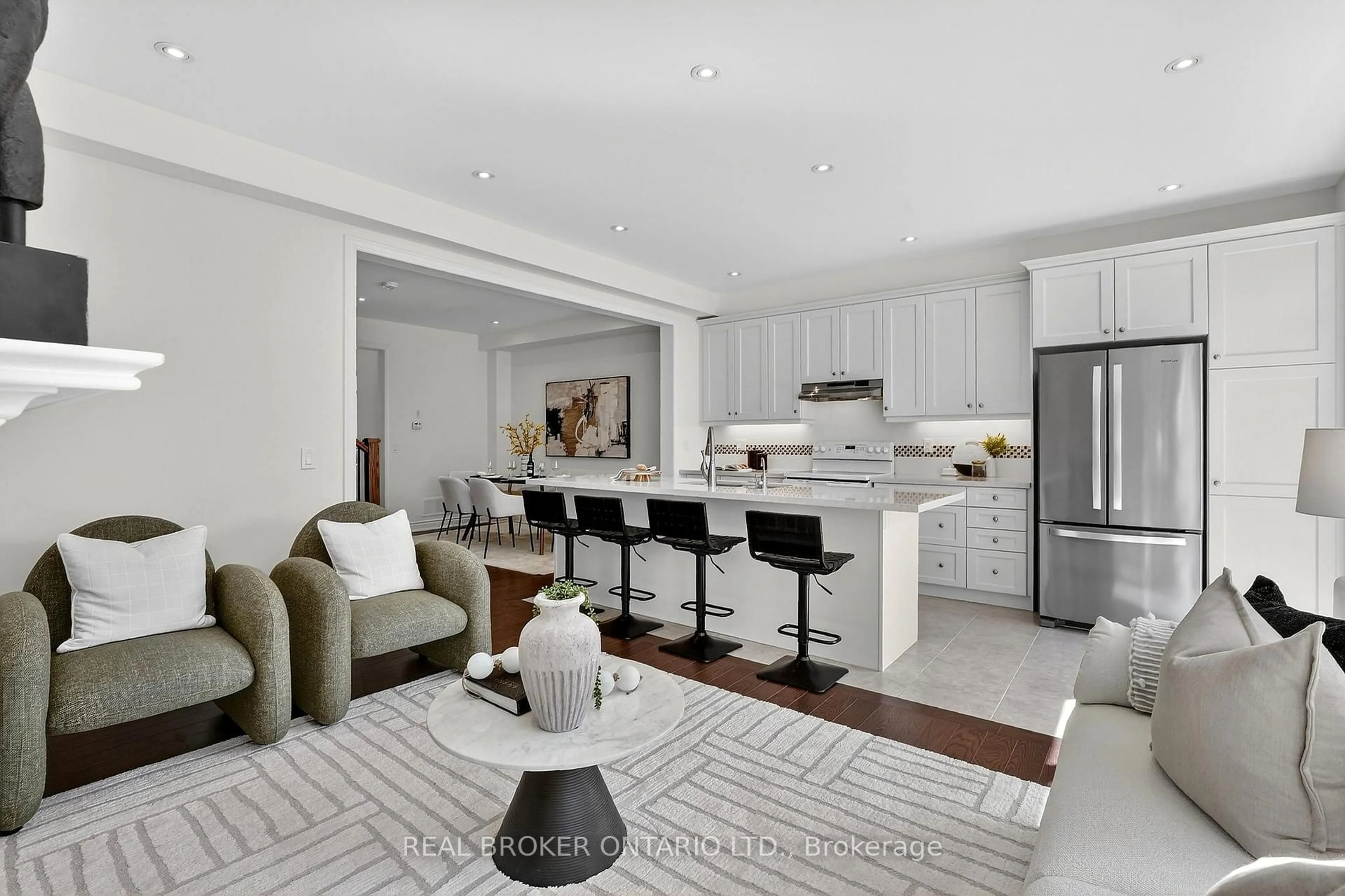 Open concept kitchen, unknown for 4 Beasley Grve, Hamilton Ontario L9K 0J7