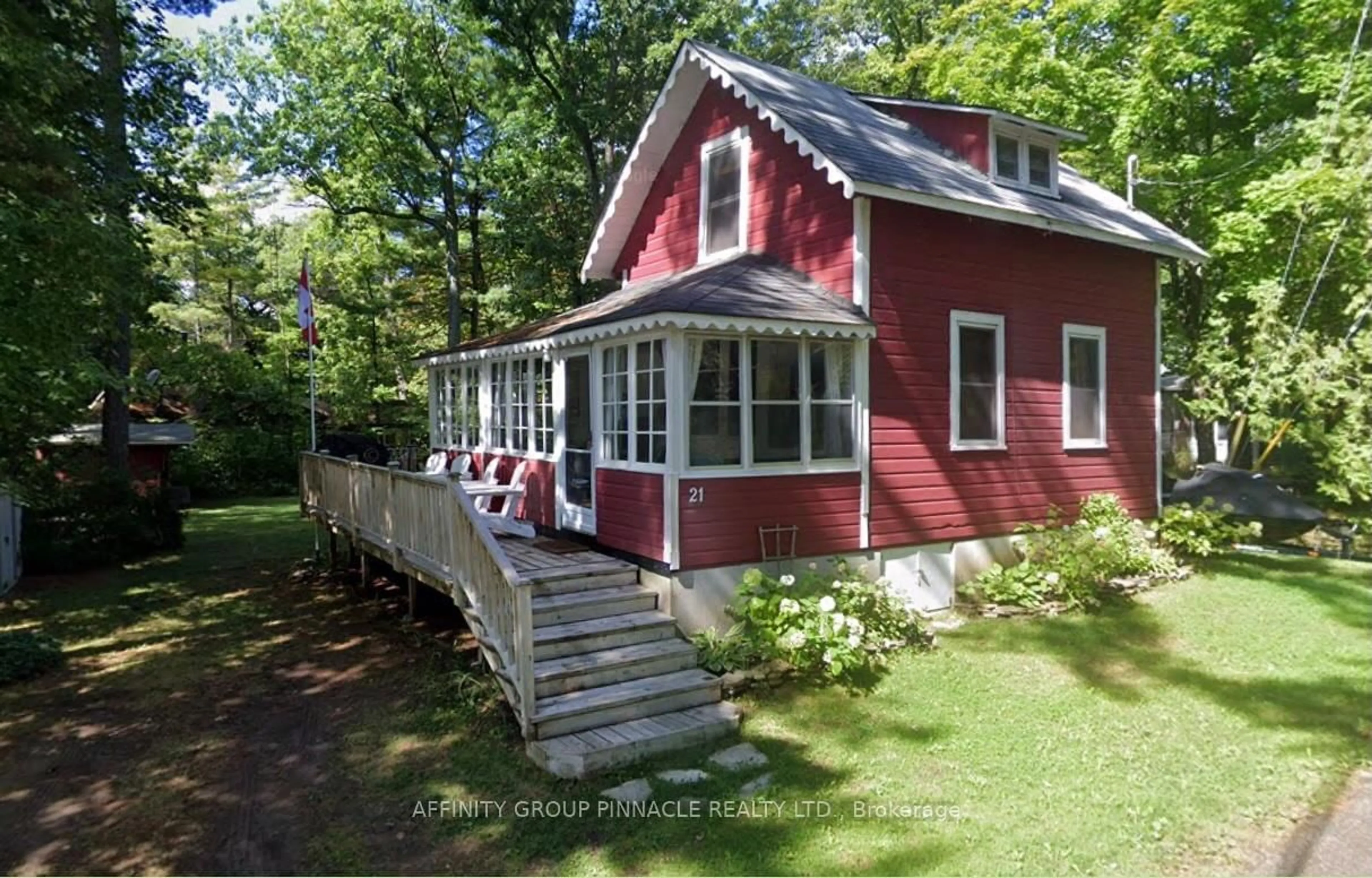 Home with vinyl exterior material, street for 21 Third St, Kawartha Lakes Ontario K0M 1N0