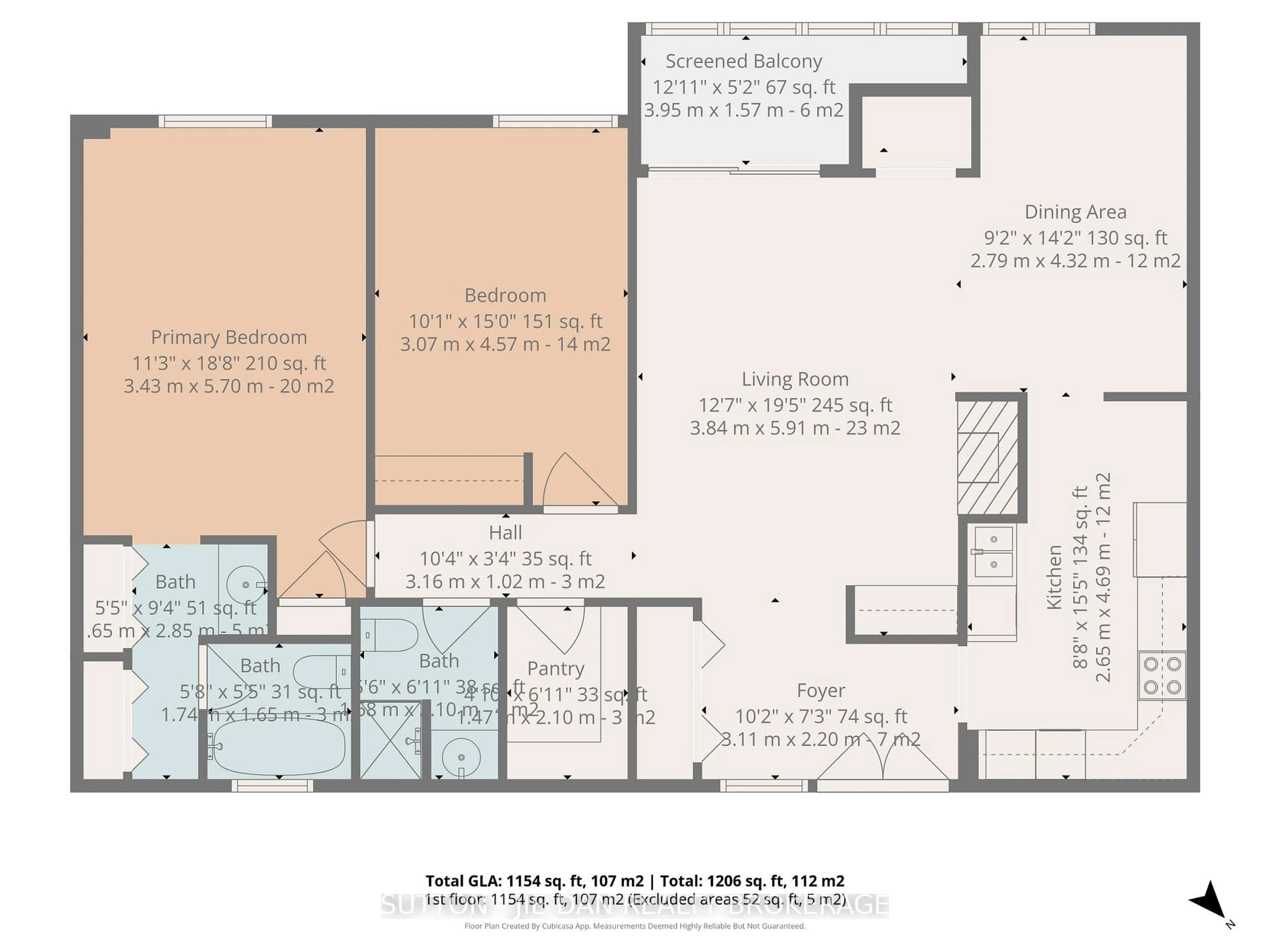 Floor plan for 300 EVERGLADE Cres #214, London North Ontario N6H 4P8