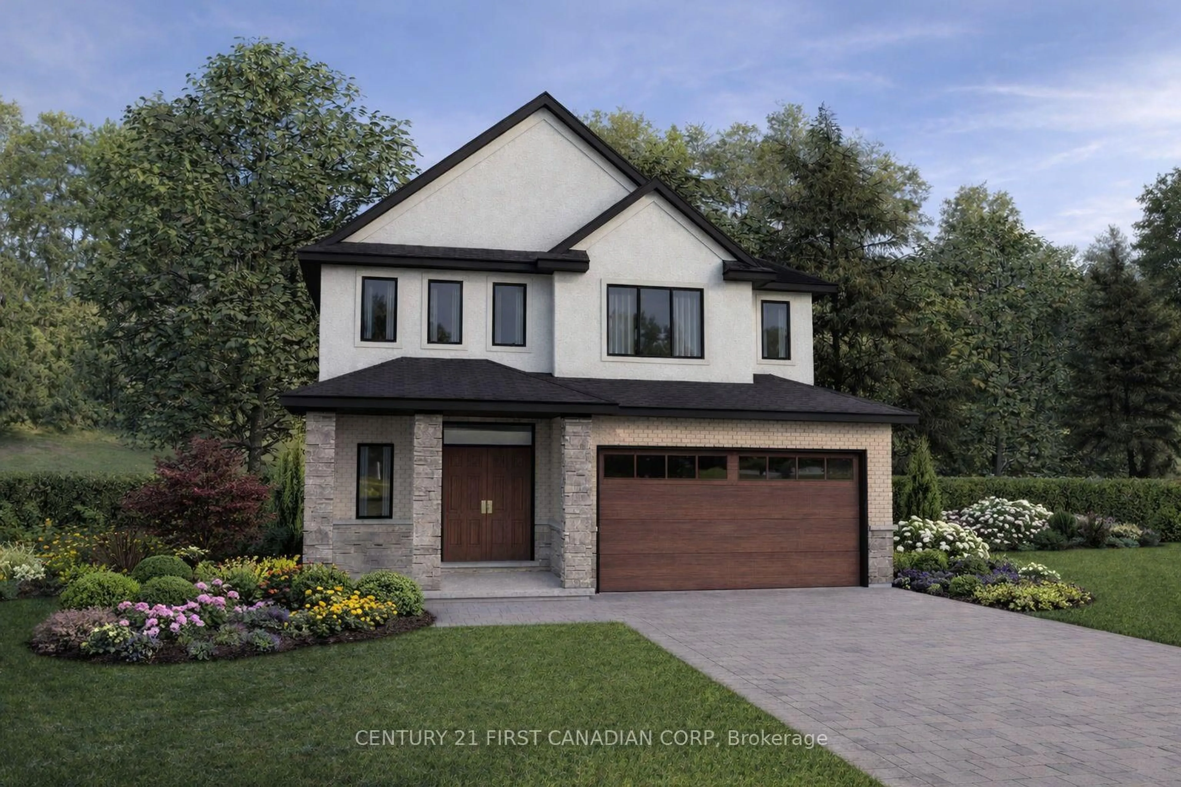 Home with brick exterior material, street for Lot 34 Upper West Ave, London South Ontario N6K 0J9