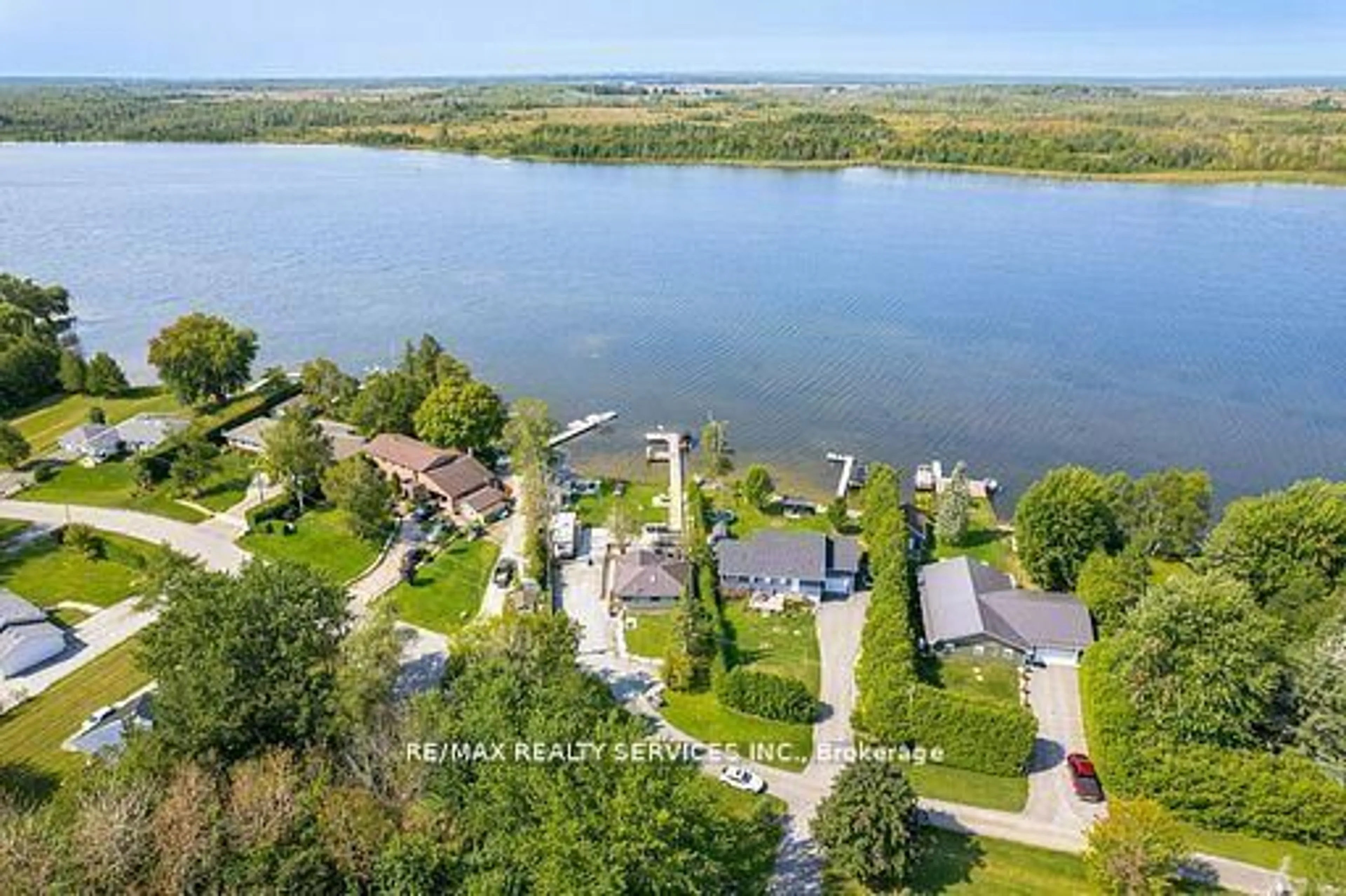 A pic from outside/outdoor area/front of a property/back of a property/a pic from drone, water/lake/river/ocean view for 28 Eldonia Rd, Kawartha Lakes Ontario K0M 2B0