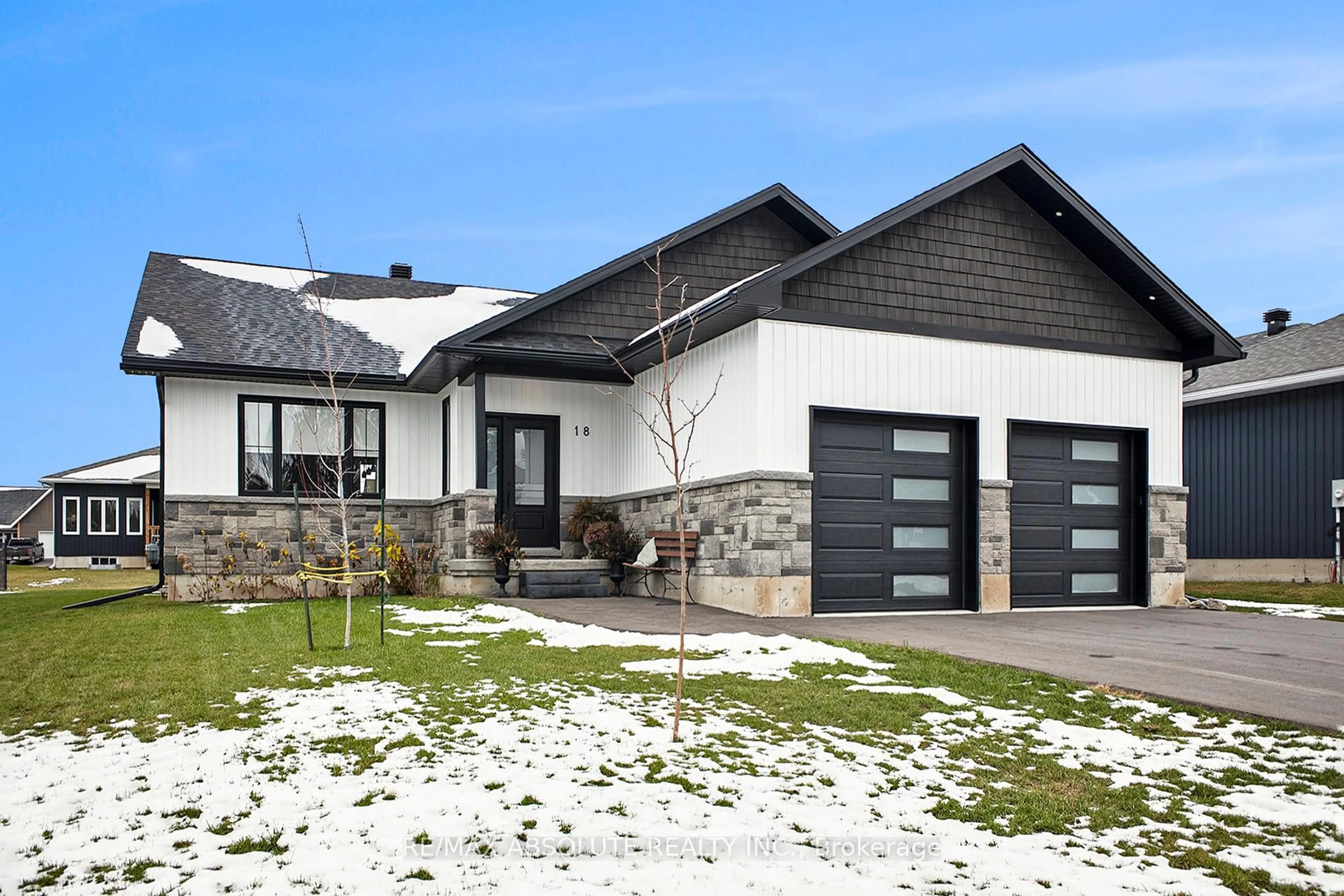 Home with brick exterior material, street for 18 Morrison Dr, Cobden Ontario K0J 1K0