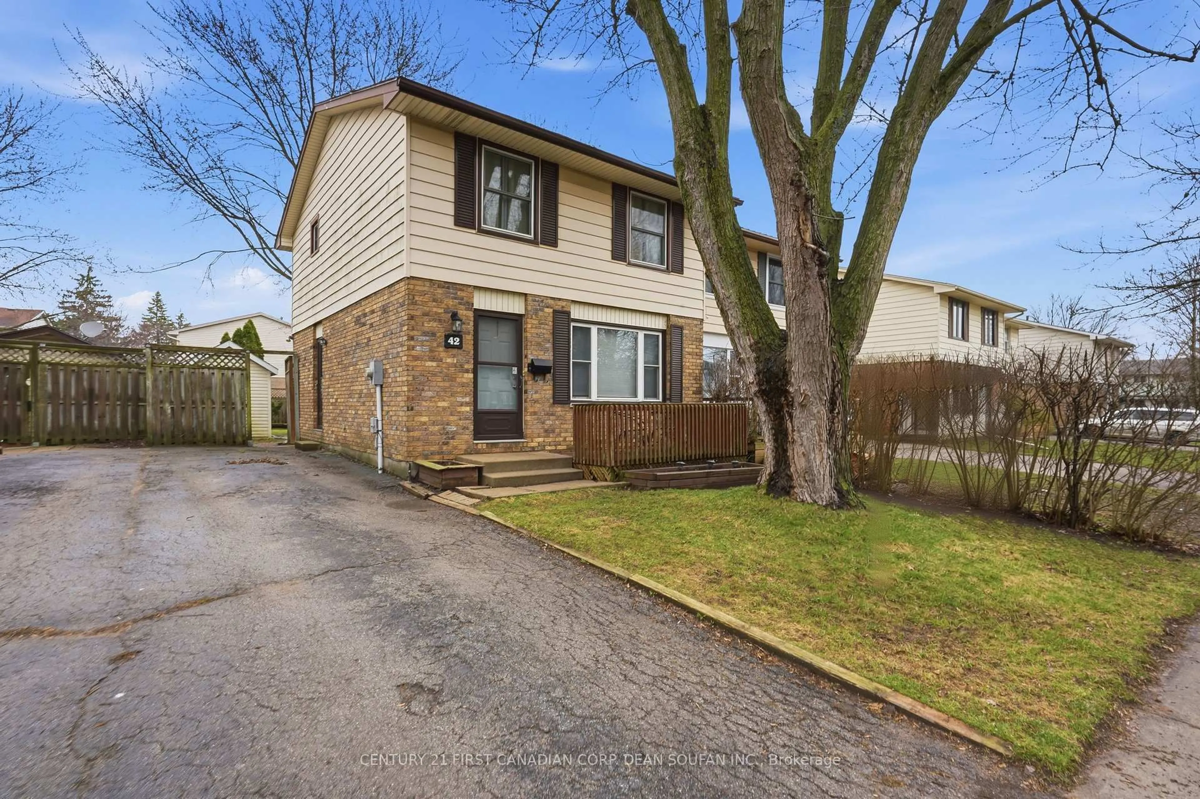 Home with brick exterior material, street for 42 Sasha Cres, London South Ontario N6E 2M5