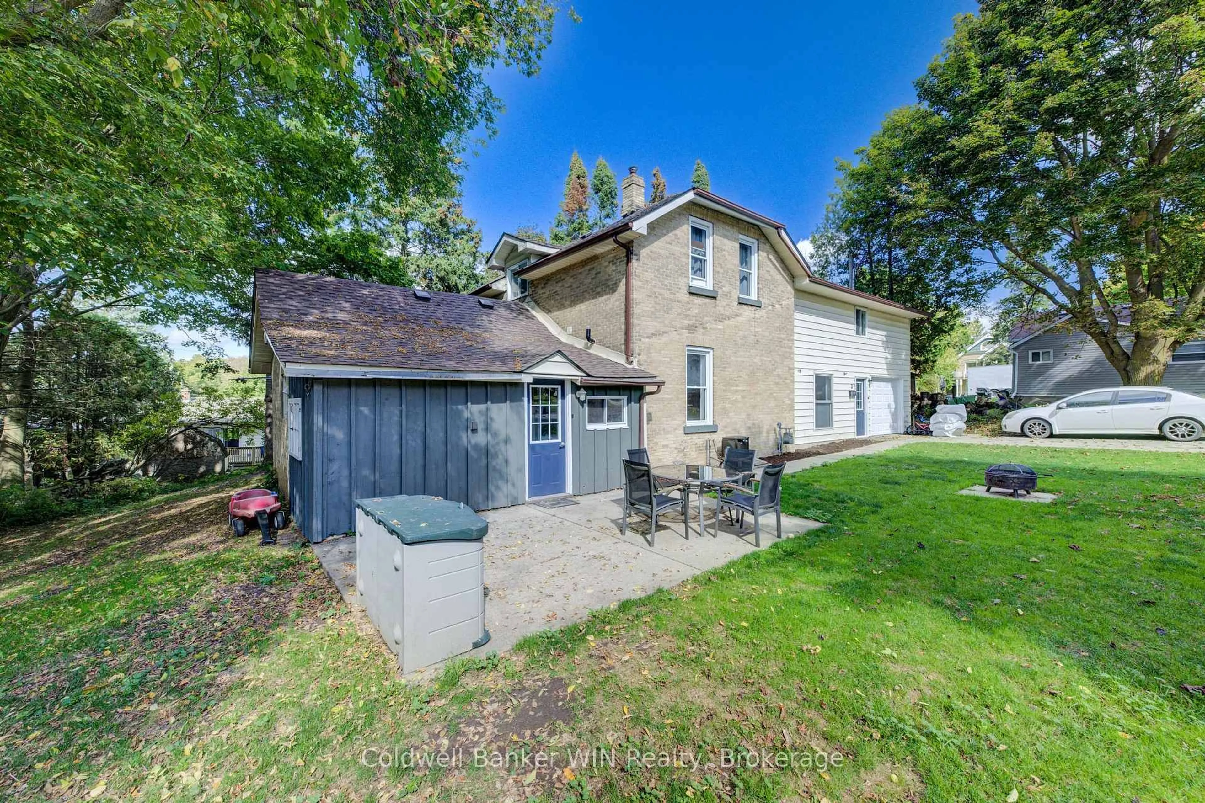 A pic from outside/outdoor area/front of a property/back of a property/a pic from drone, street for 3 Page St, Wellington North Ontario N0G 2L3