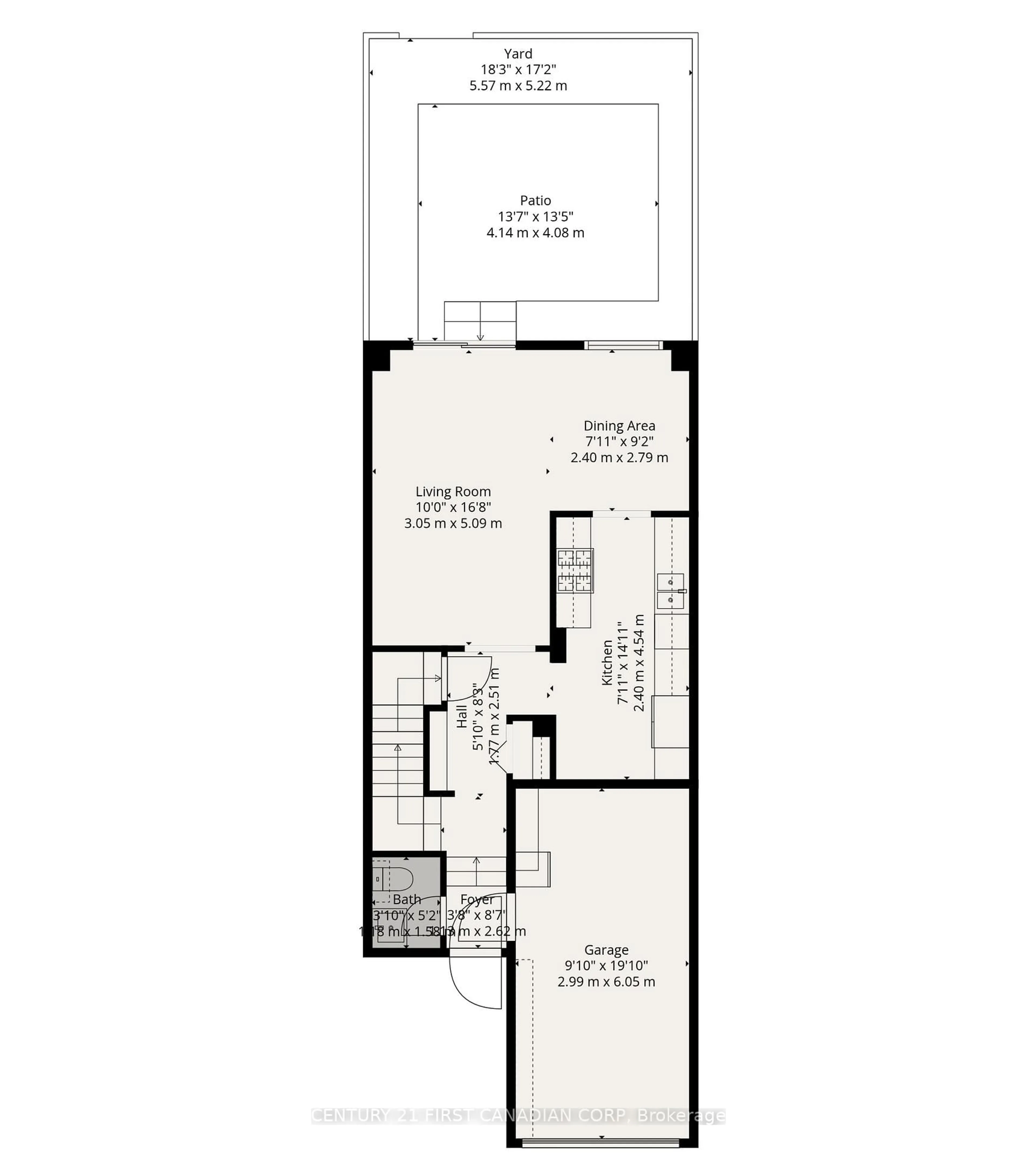 Floor plan for 147 DEVERON Cres #1, London South Ontario N5Z 4J7