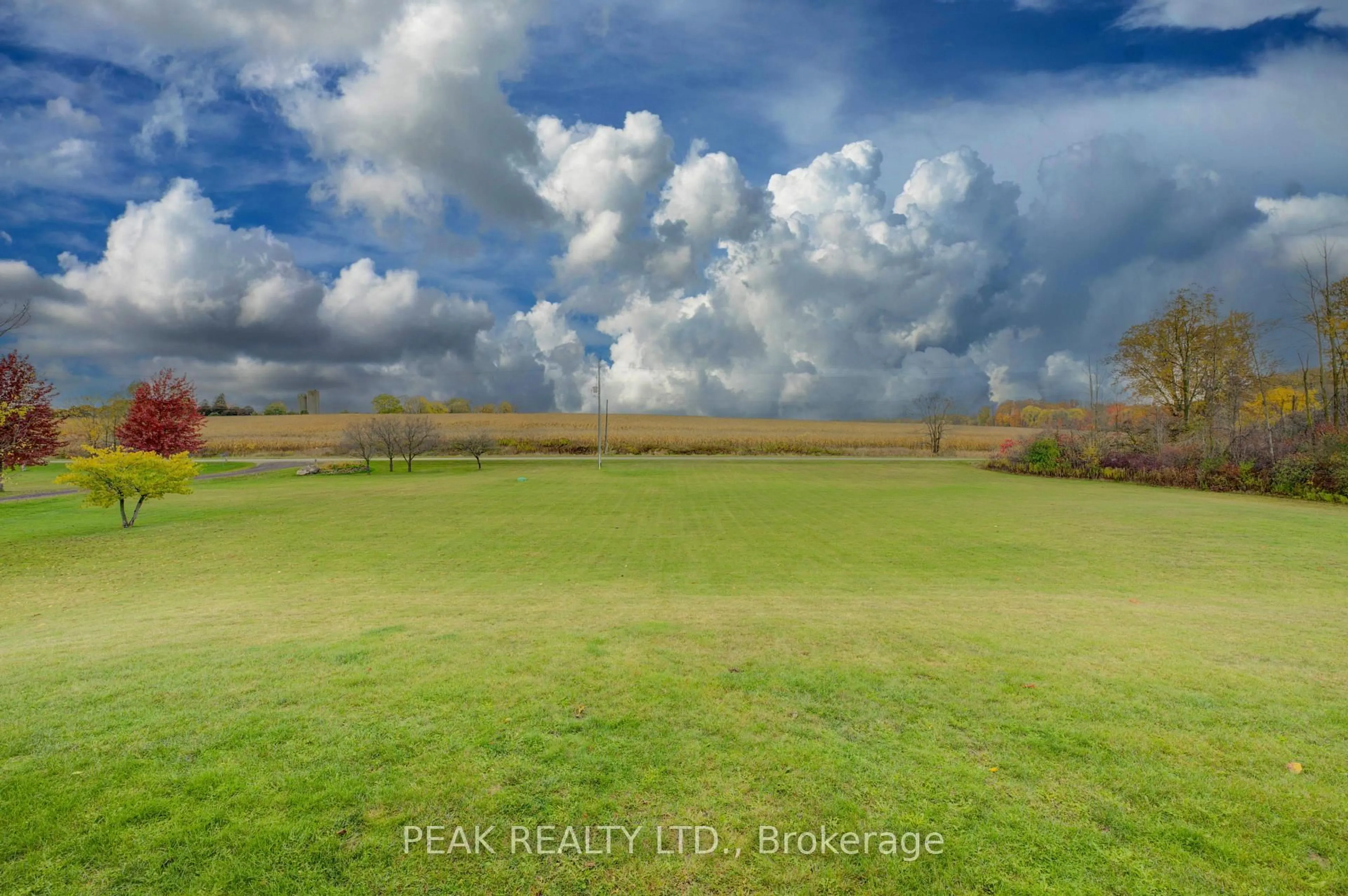 A pic from outside/outdoor area/front of a property/back of a property/a pic from drone, water/lake/river/ocean view for 826692 Township Rd 8, Blandford-Blenheim Ontario N0J 1G0