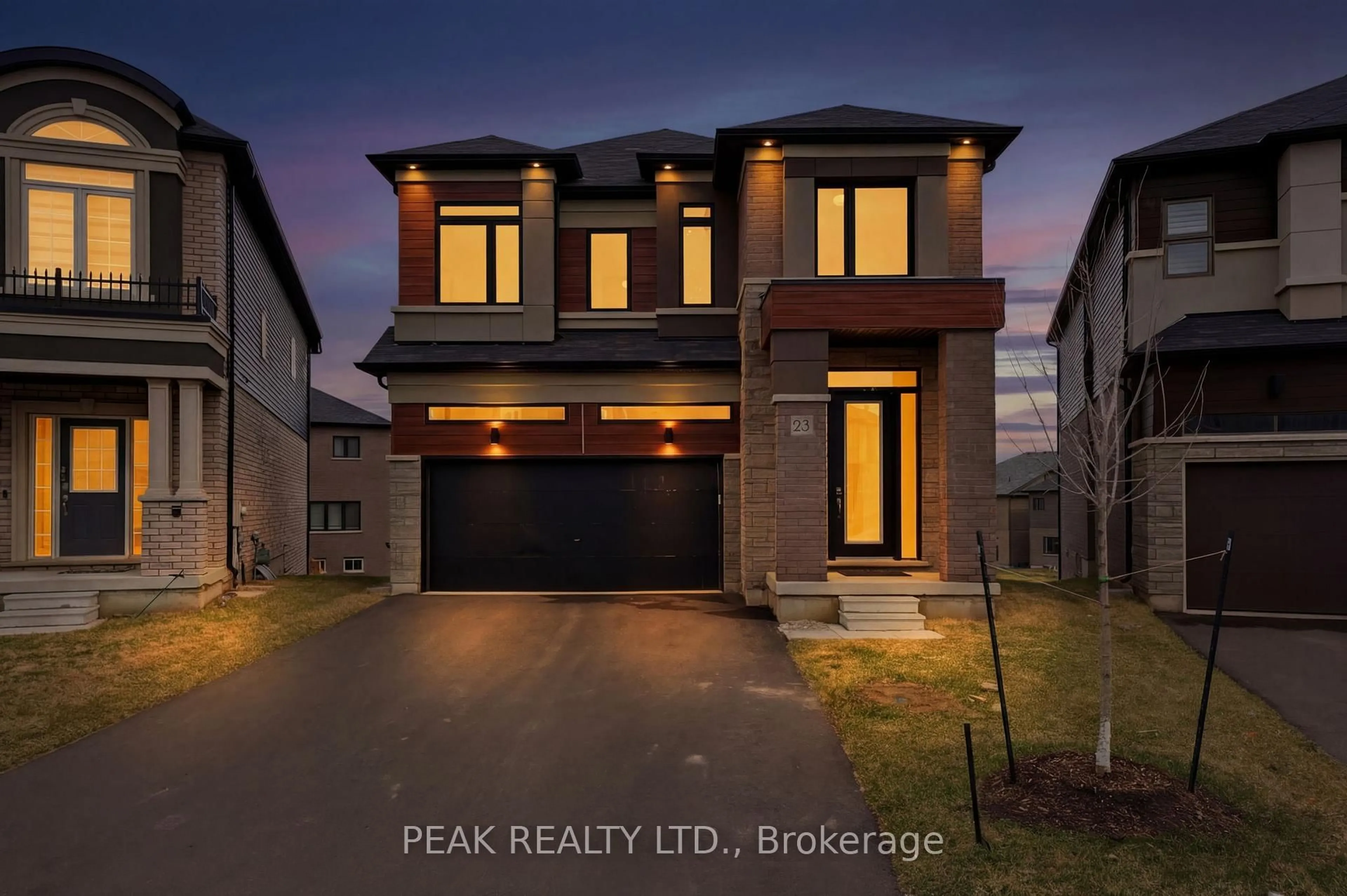 Home with brick exterior material, street for 23 Stokes Rd, Brant Ontario N3L 0L9
