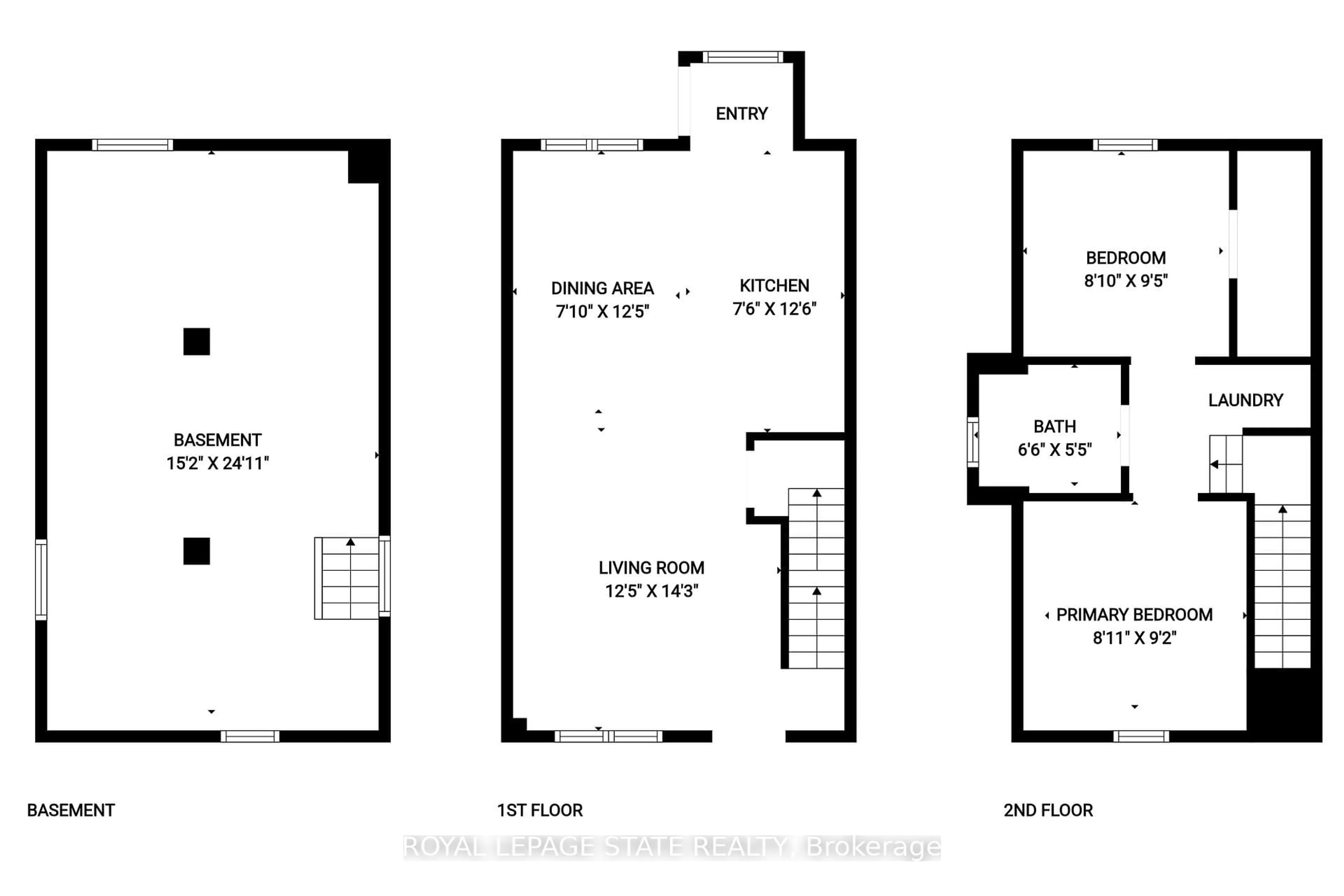 Floor plan for 7 Stapleton Ave, Hamilton Ontario L8H 3N4