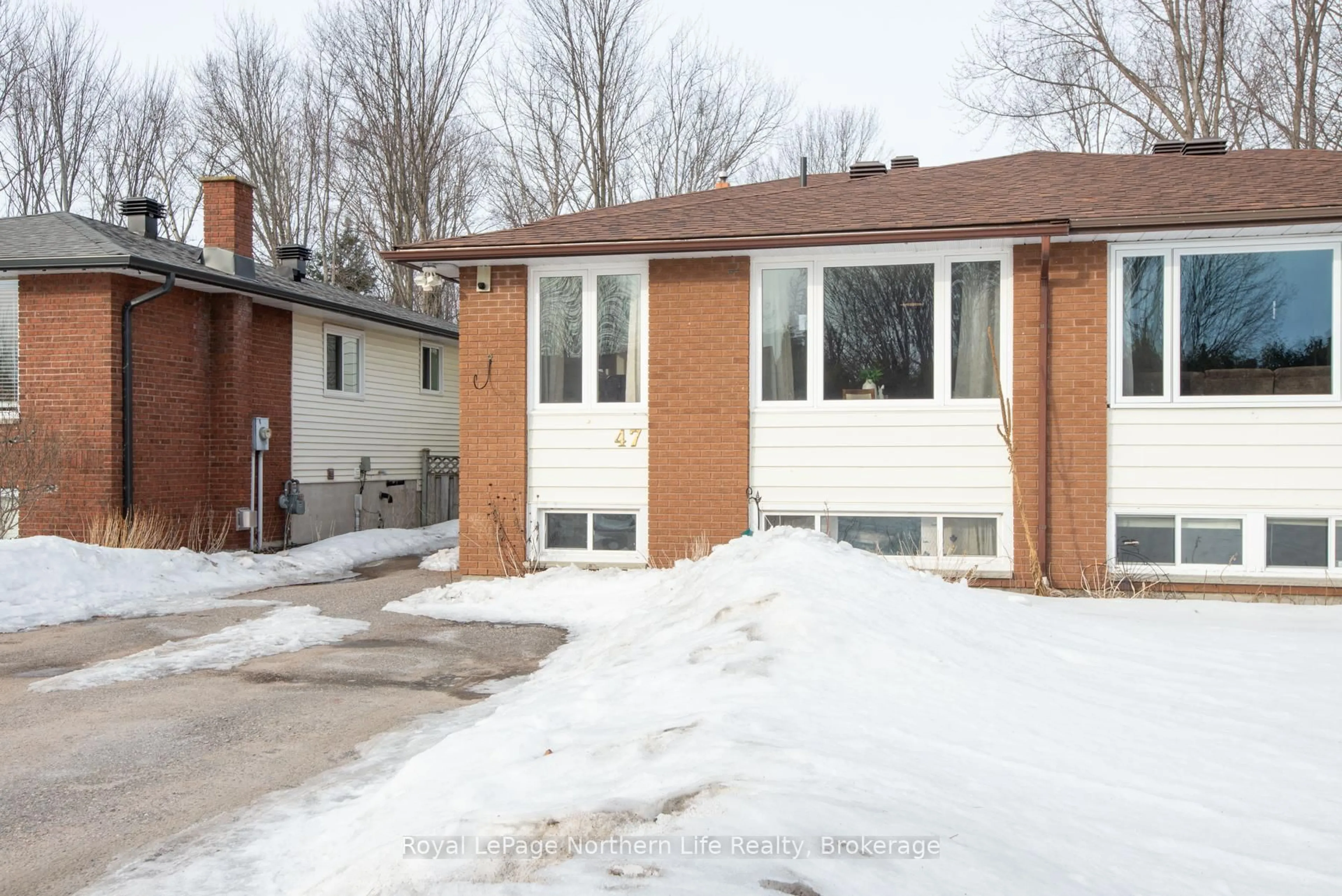 Home with brick exterior material, street for 47 Harris Dr, North Bay Ontario P1A 3Z1
