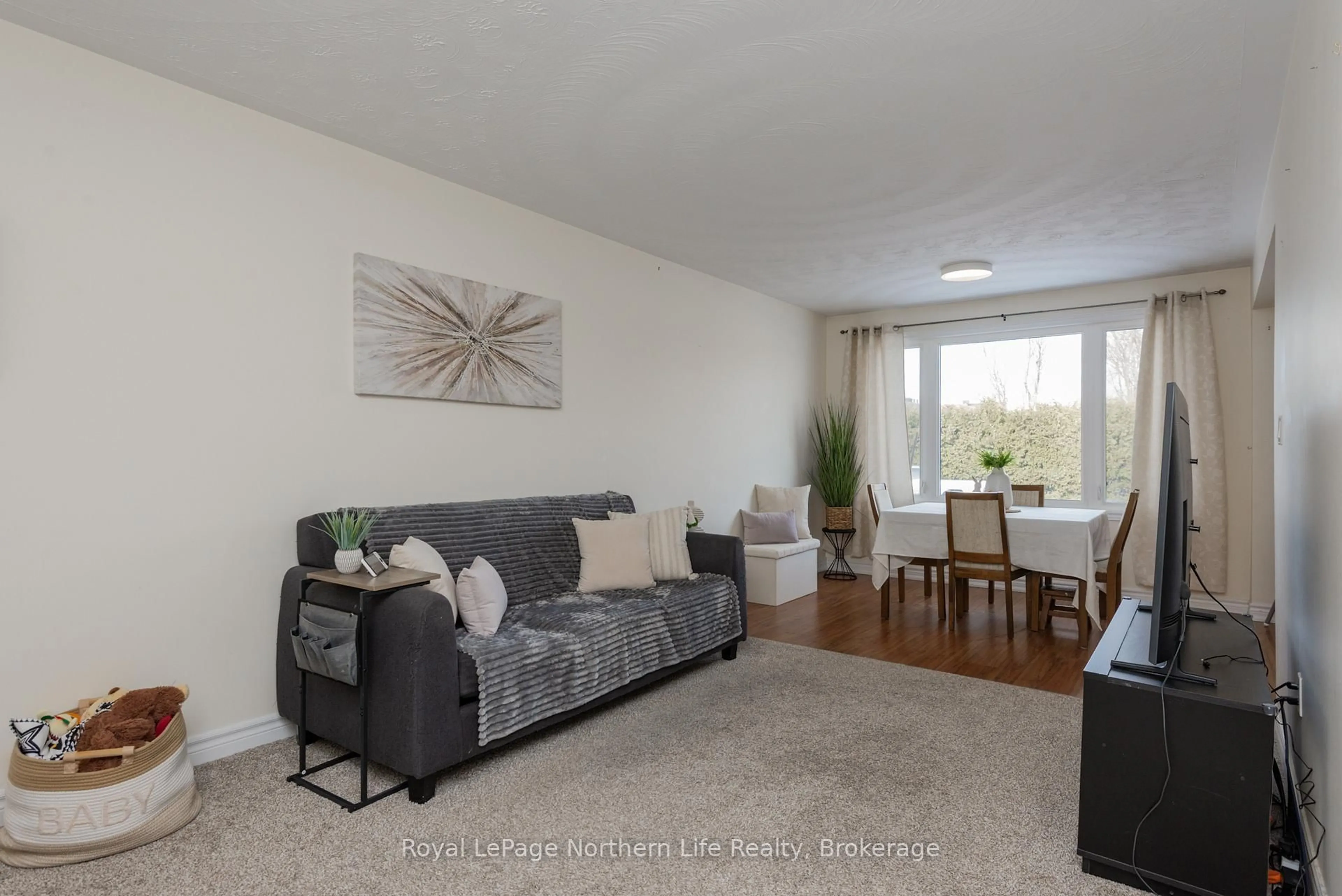 Living room with furniture, unknown for 47 Harris Dr, North Bay Ontario P1A 3Z1