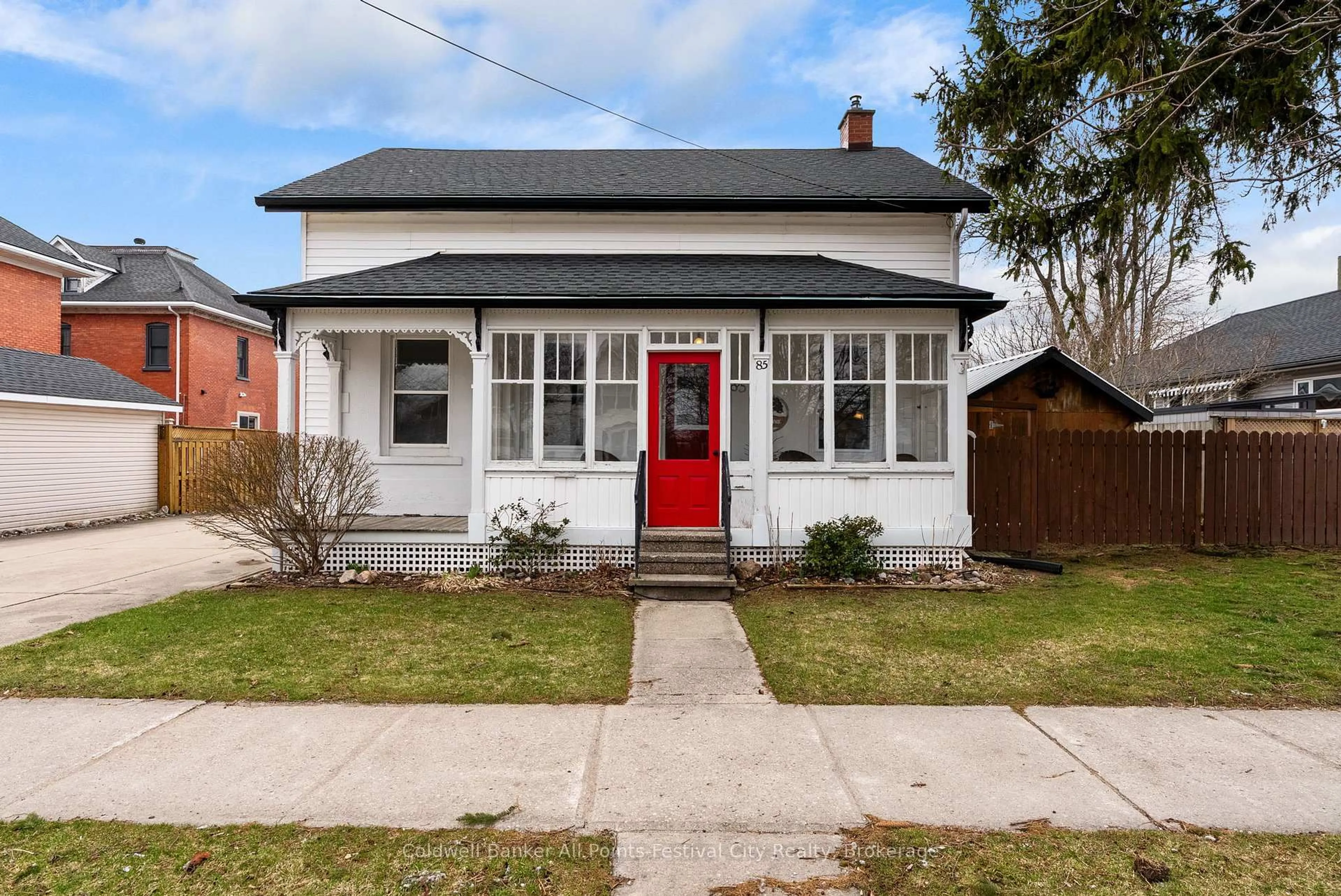 Home with brick exterior material, street for 85 Cambria Rd, Goderich Ontario N7A 2P5