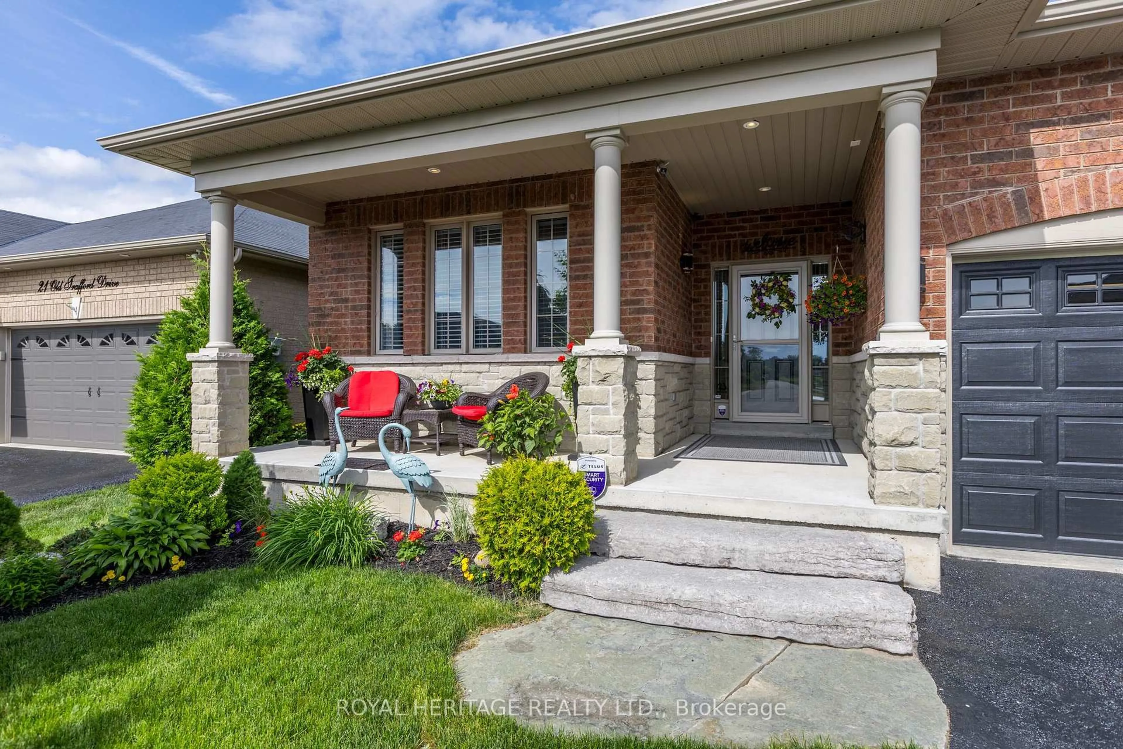Home with brick exterior material, street for 23 Old Trafford Dr, Trent Hills Ontario K0L 1Y0