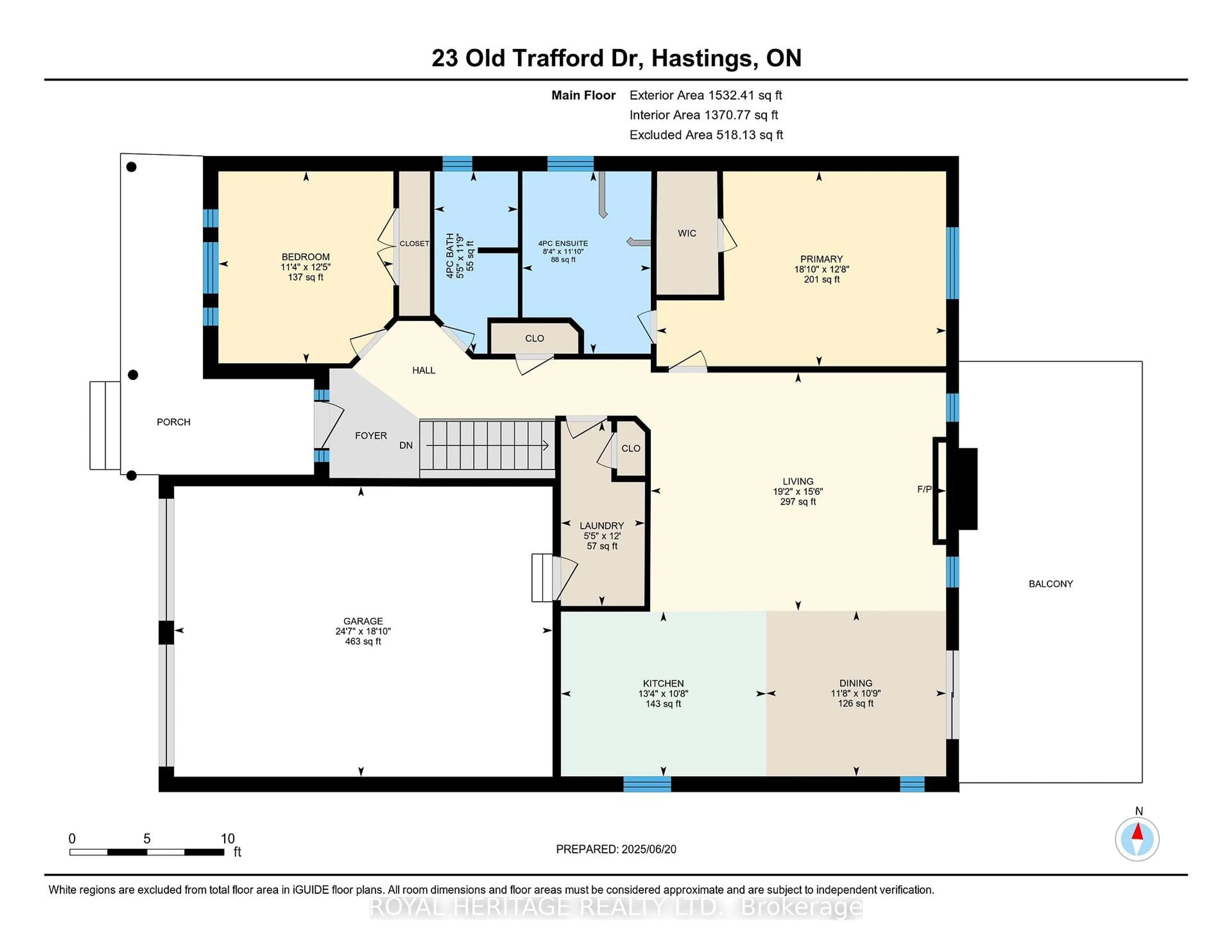 Floor plan for 23 Old Trafford Dr, Trent Hills Ontario K0L 1Y0