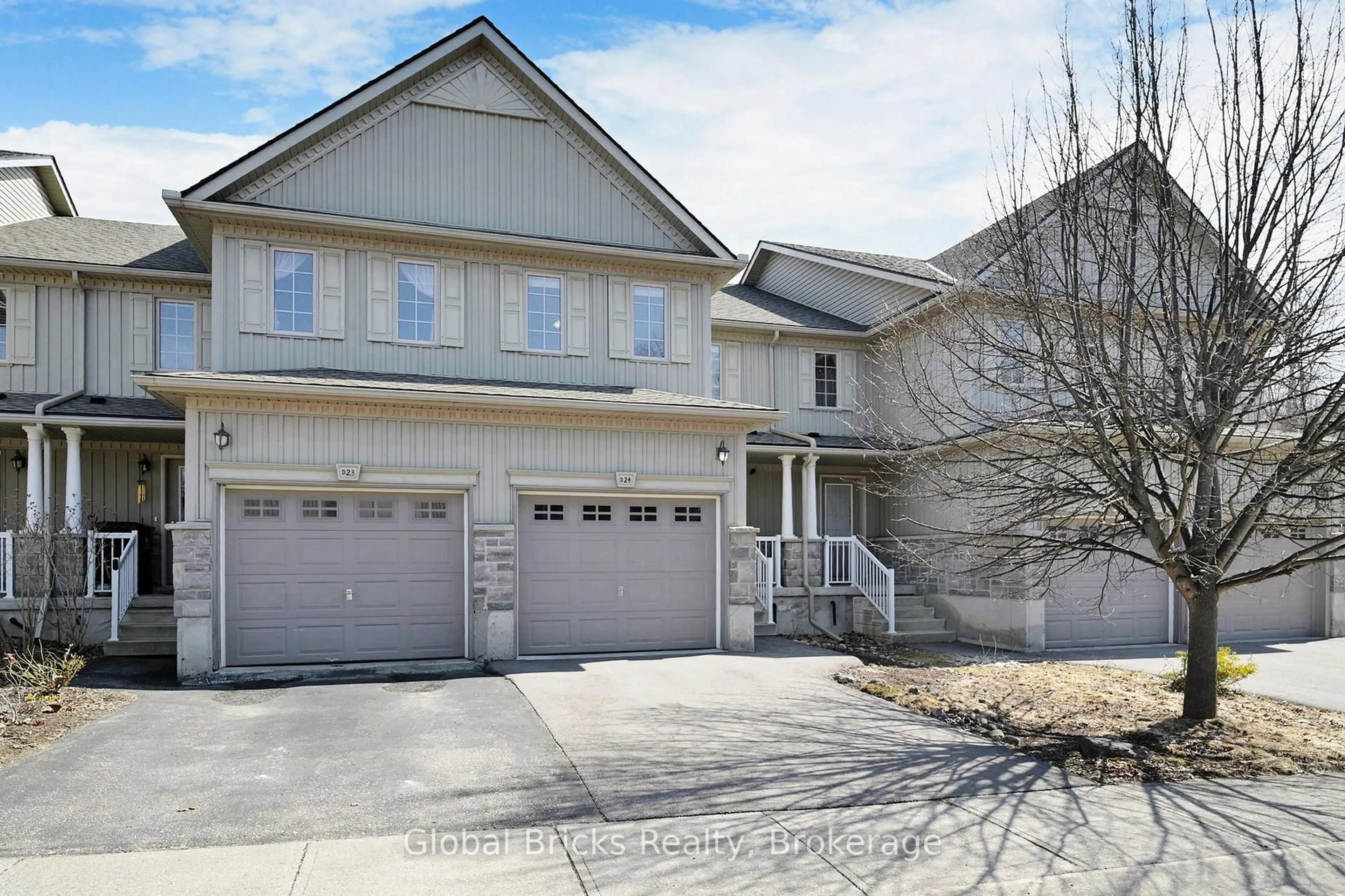 Home with vinyl exterior material, street for 20 David Bergey Dr #D24, Kitchener Ontario N2E 0B1