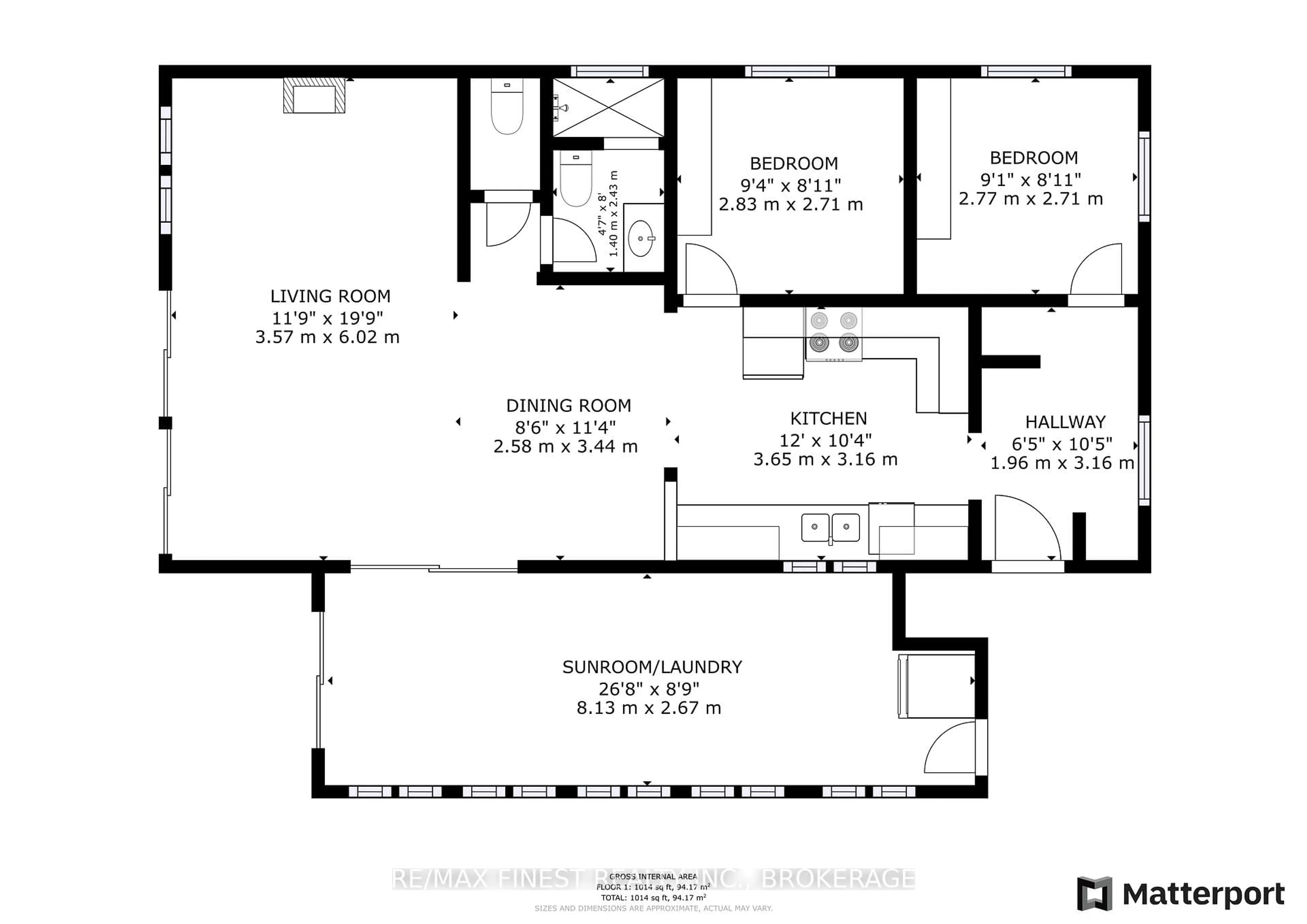 Floor plan for 131 Bobs Lake Lane #21a, Maberly Ontario K0H 2B0