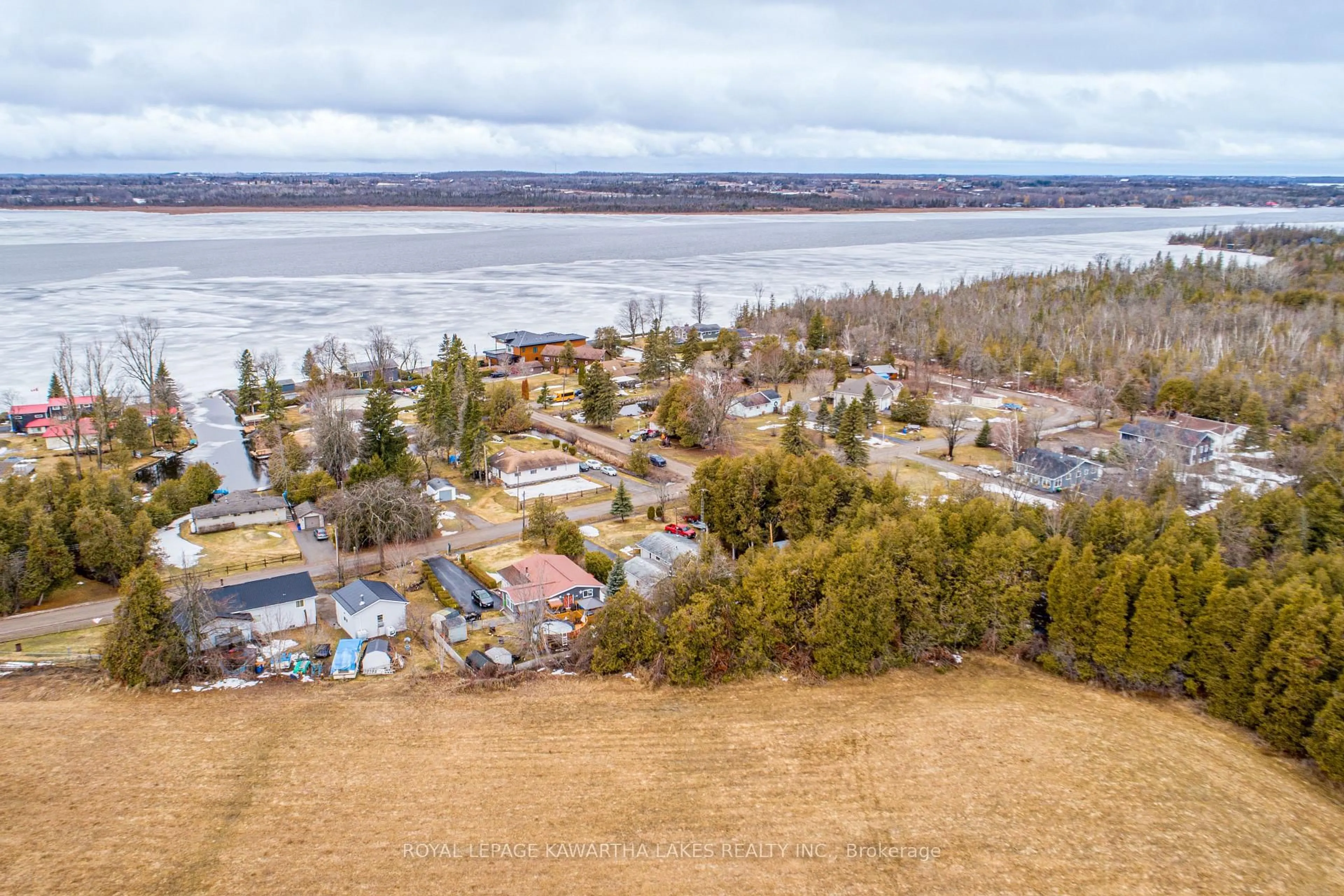 A pic from outside/outdoor area/front of a property/back of a property/a pic from drone, water/lake/river/ocean view for 70 Blythe Shore Rd, Kawartha Lakes Ontario K0M 1N0