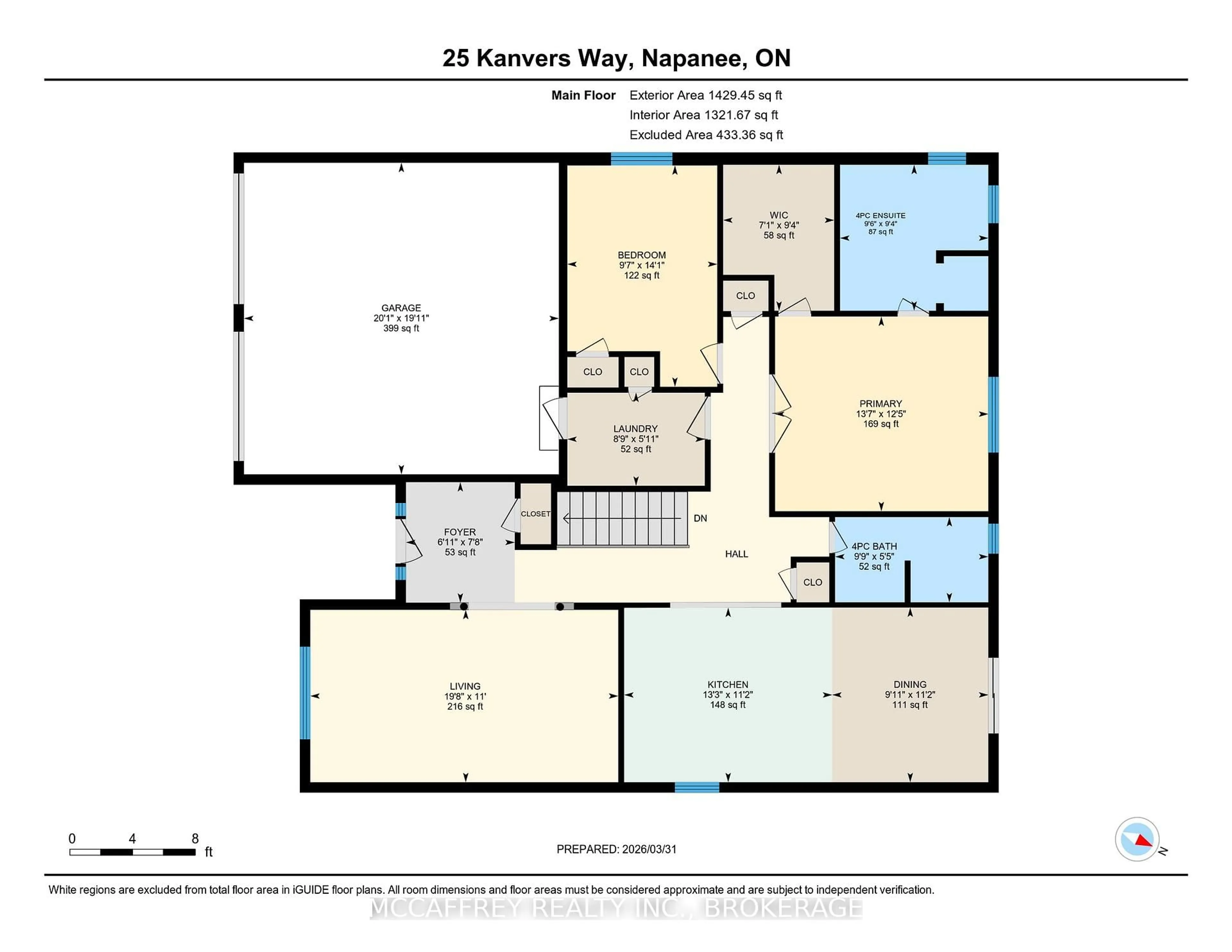 Floor plan for 25 Kanvers Way, Greater Napanee Ontario K7R 3X6