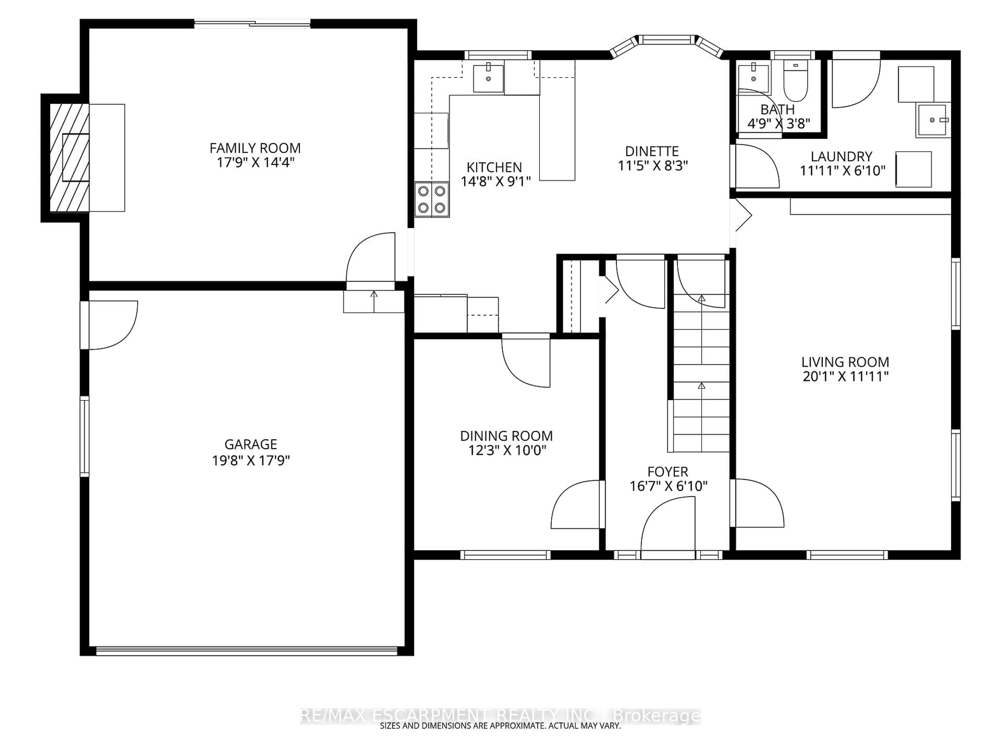 Floor plan for 3 Postans Path, Hamilton Ontario L9G 3P8