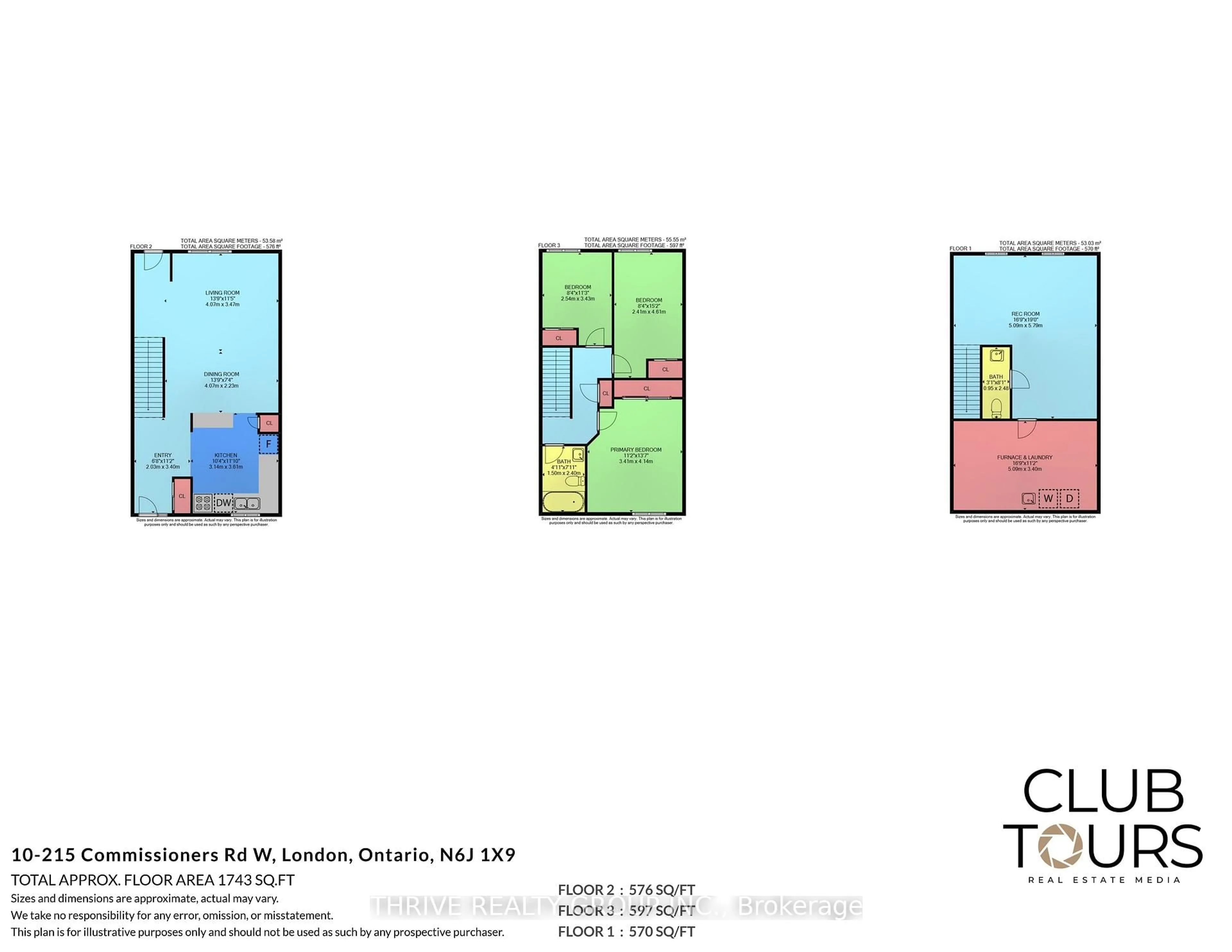 Floor plan for 215 Commissioners Rd #10, London South Ontario N6J 1X9